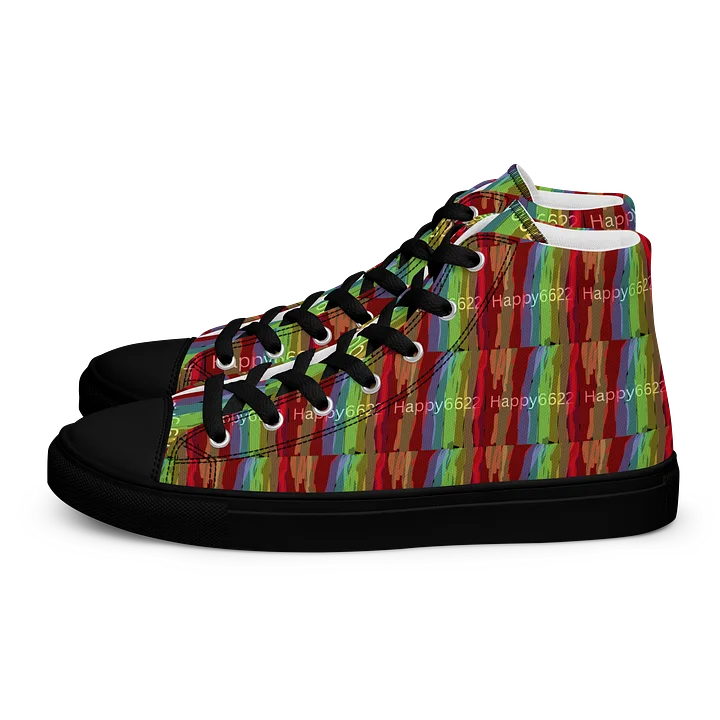 Happy6622 Abstract High Top Canvas Shoes product image (1)