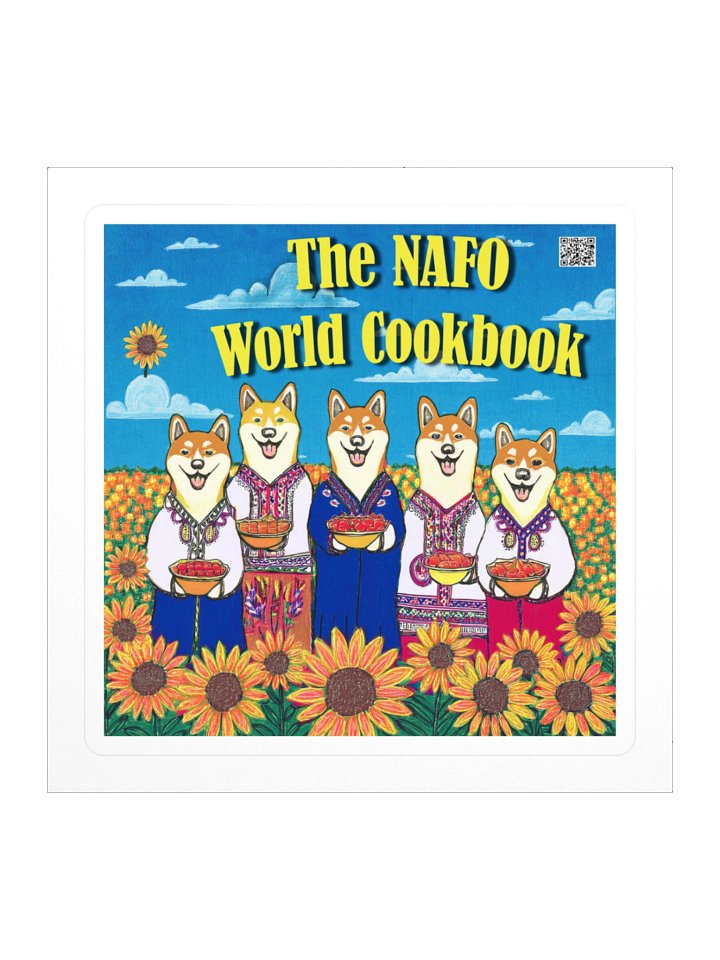 NAFO World Cookbook Sticker product image (1)