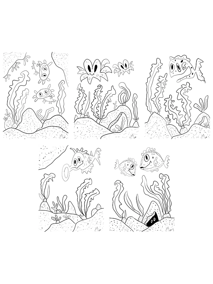 TSStechAngel's World - Coloring Bundle 9 product image (1)