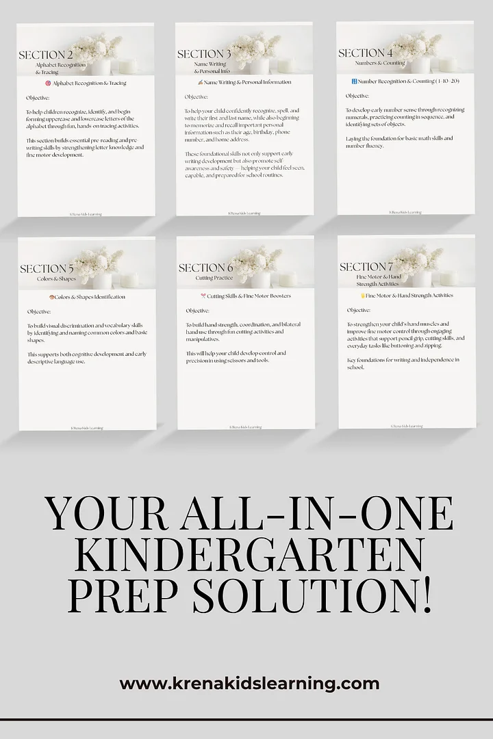 🏫 School Readiness Starter Pack product image (2)