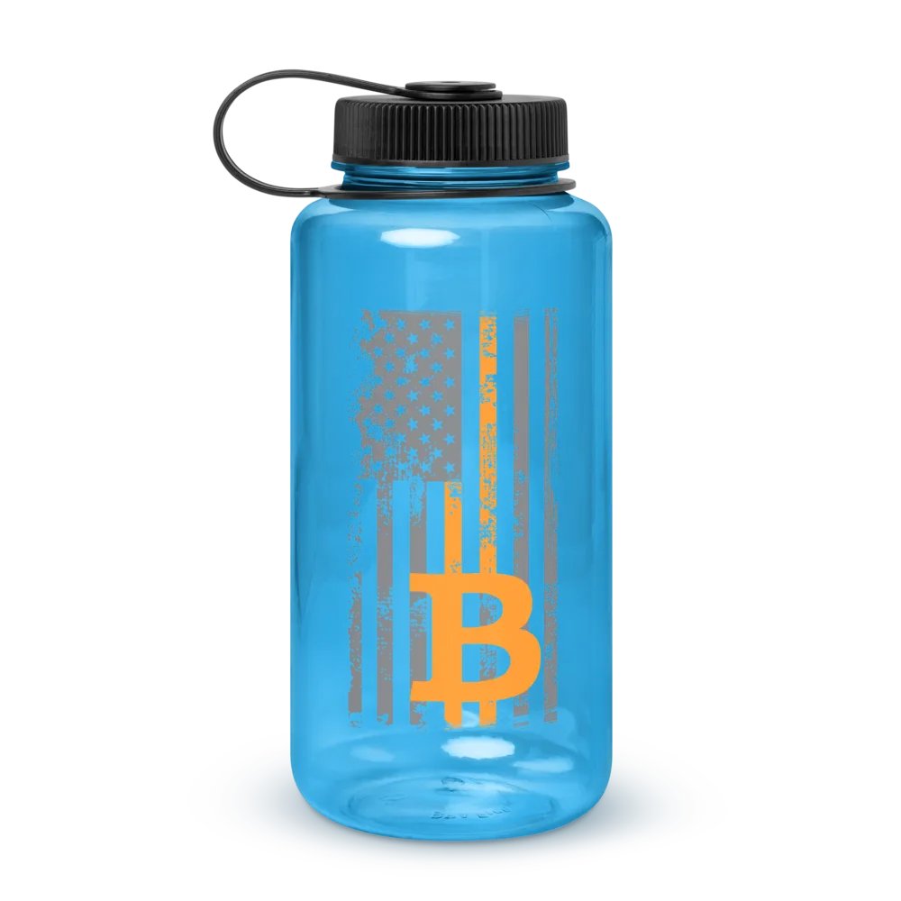 Bitcoin Logo Wide Mouth Water Bottle product image (3)