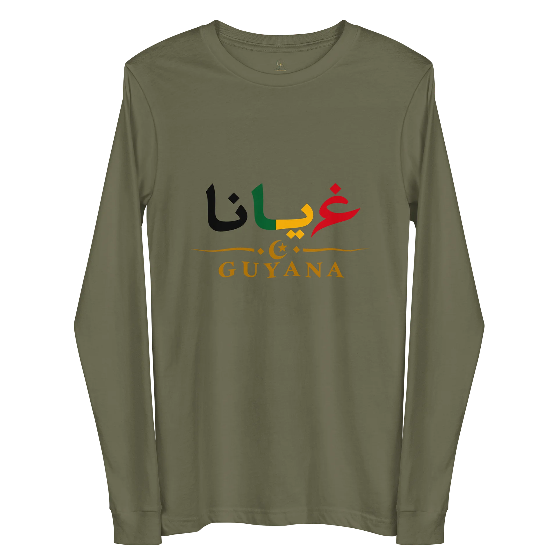 Guyana Arabic 03 Signature Adult Unisex Long Sleeve Tee product image (51)