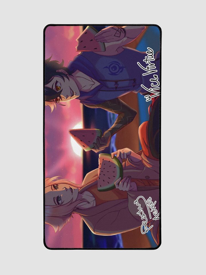 PeachyAshera Collab Desk Mat (Signed) - 15.5" x 31.5" product image (2)