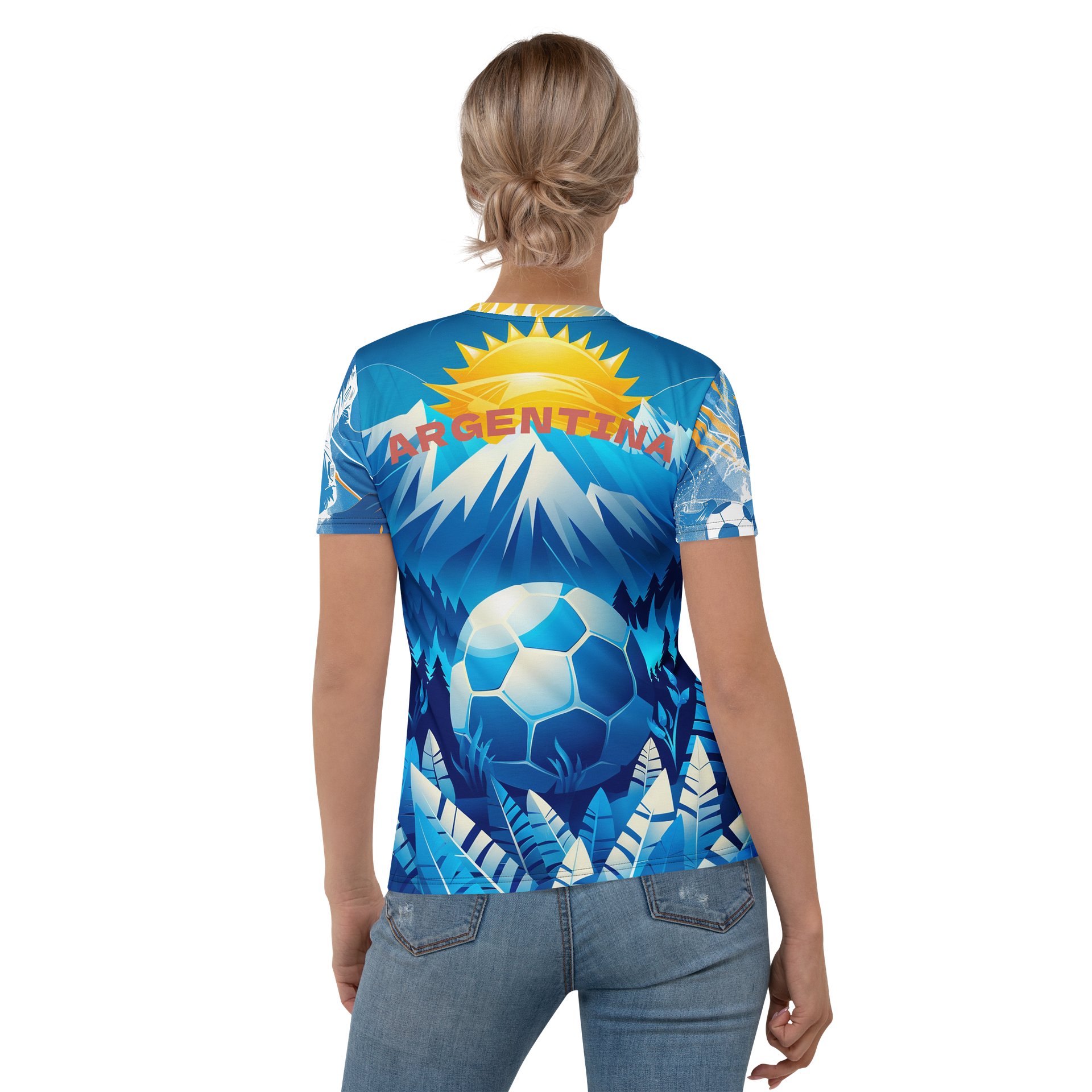 Argentina Fantasy Football Womens T shirt product image (5)
