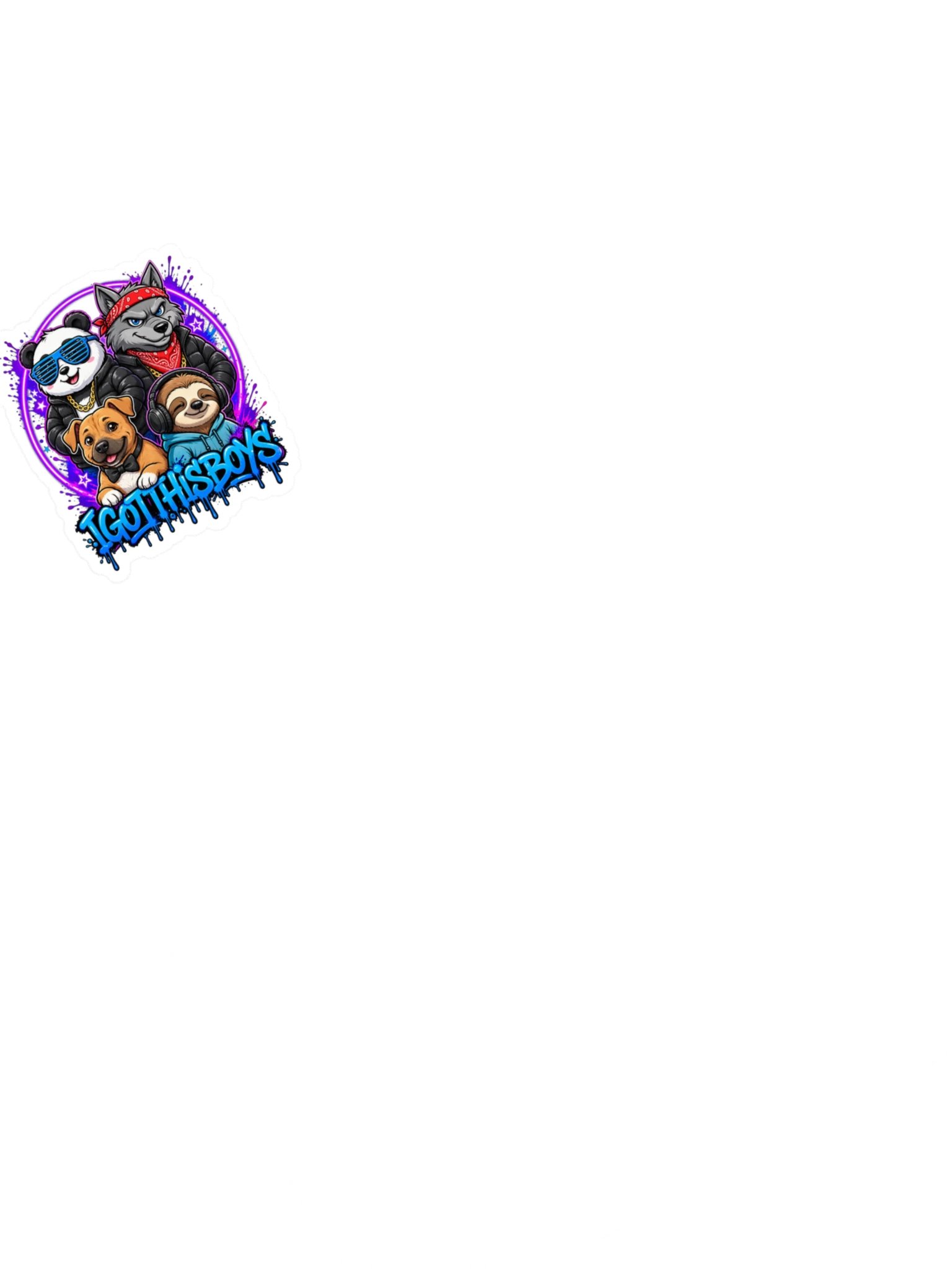 IGotThisBoys Squad Sticker Sheet product image (1)