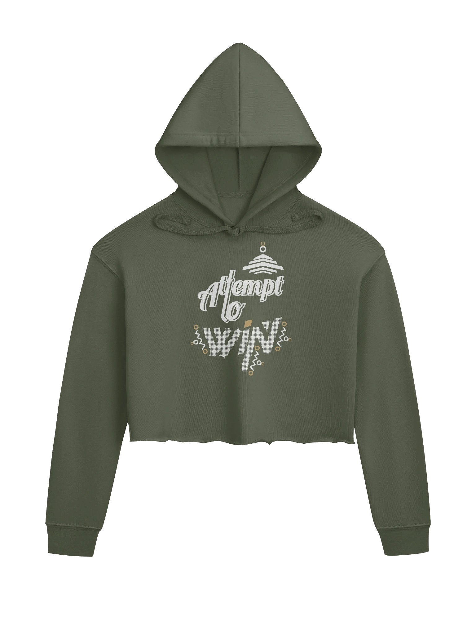 Attempt To Win Gamma Stylish Cropped Hoodie product image (1)