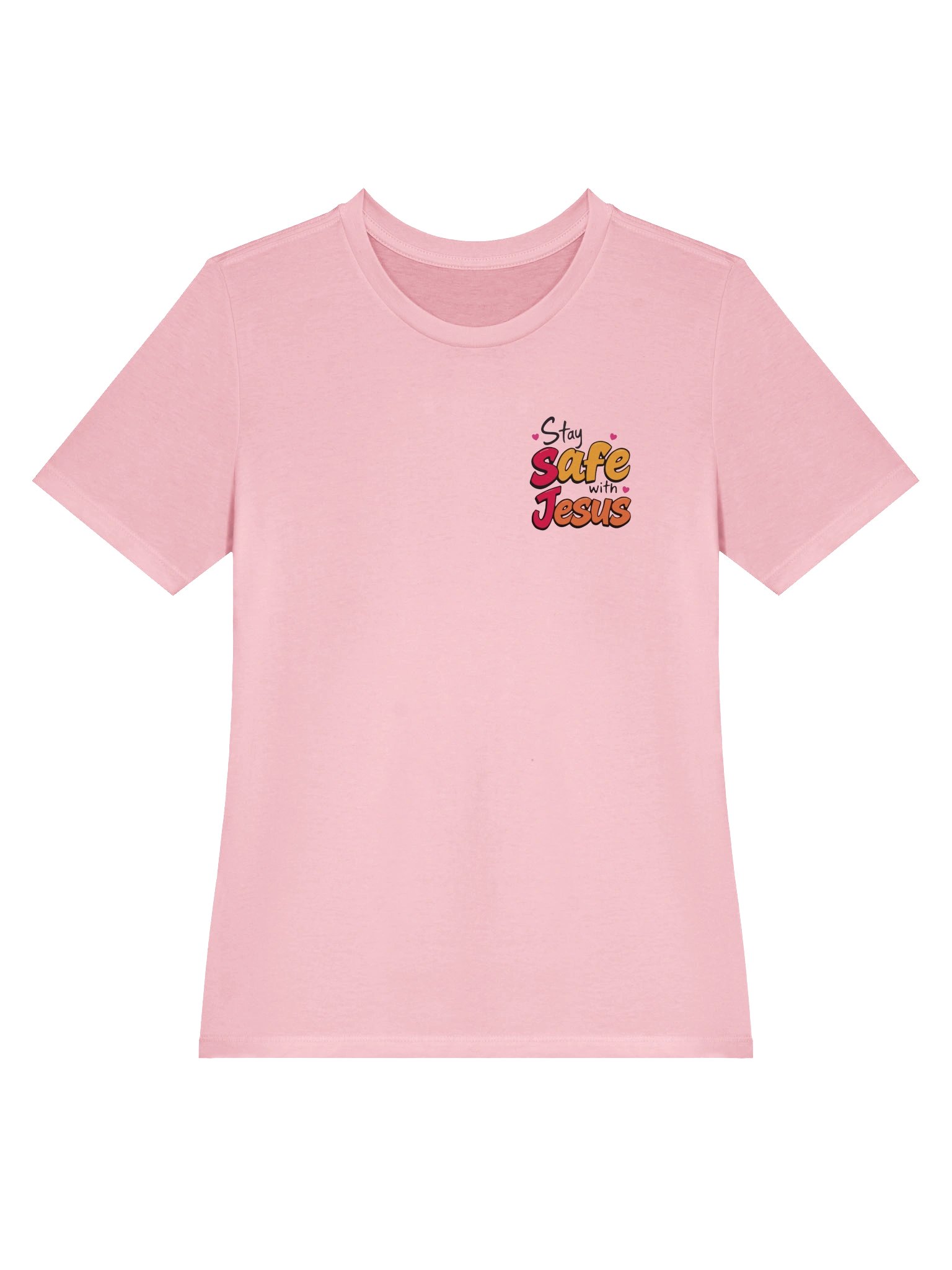 Heartfelt Stay Safe with Jesus Supersoft T-shirt product image (8)