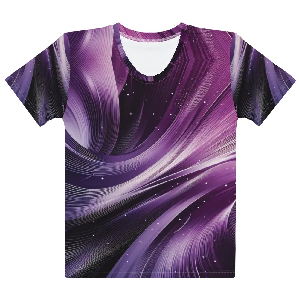 Women's Full-Print-4 Violet Glitch Tee product image (1)