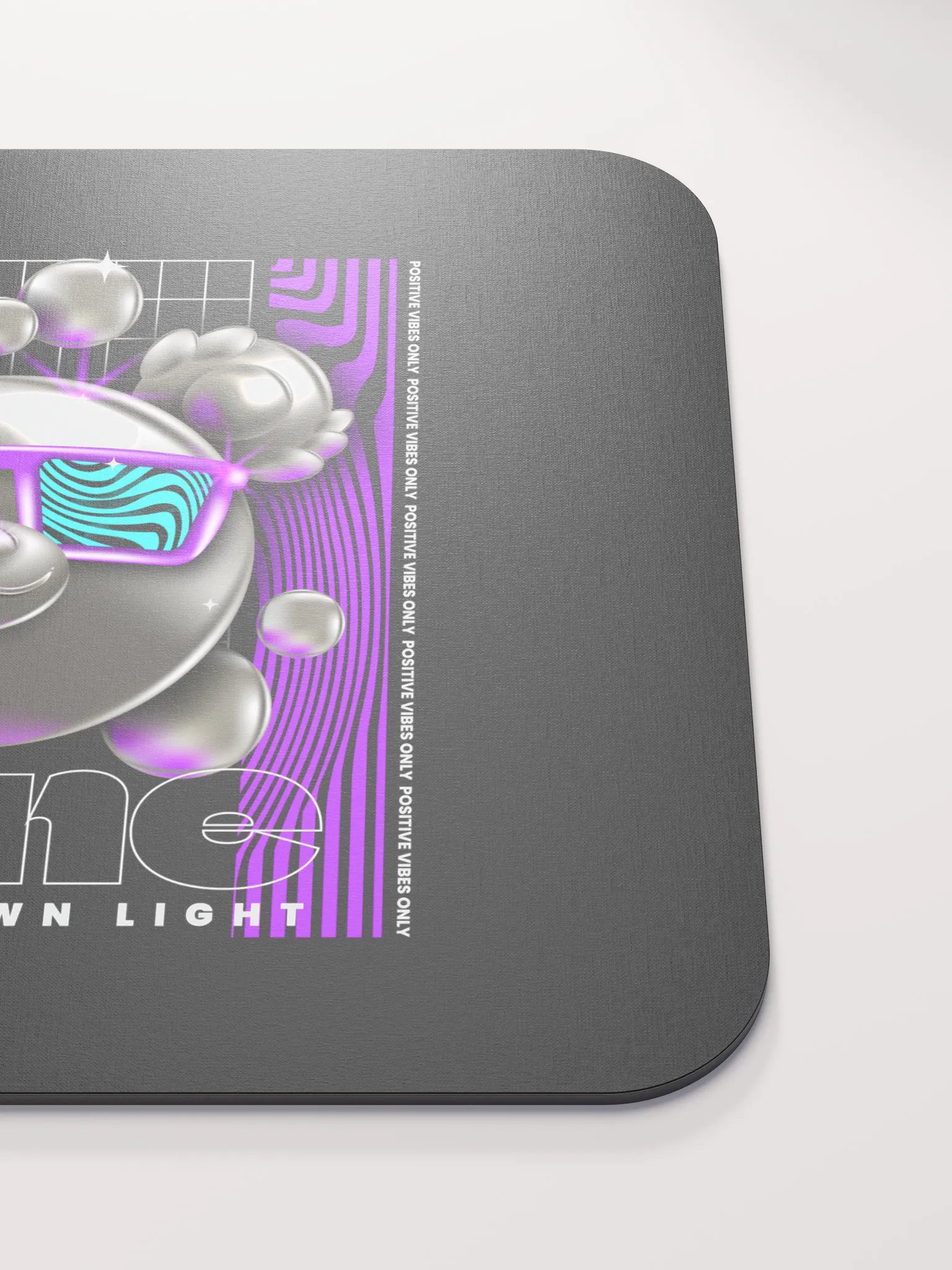 Futuristic Bear Glow Mouse Pad: Illuminated Desk Accessory with a Bold Design product image (5)