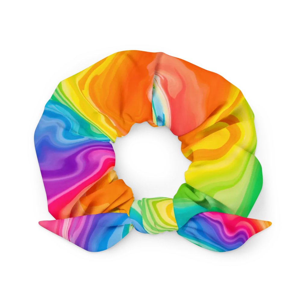 Rainbow Swirl All-Over Scrunchie product image (8)