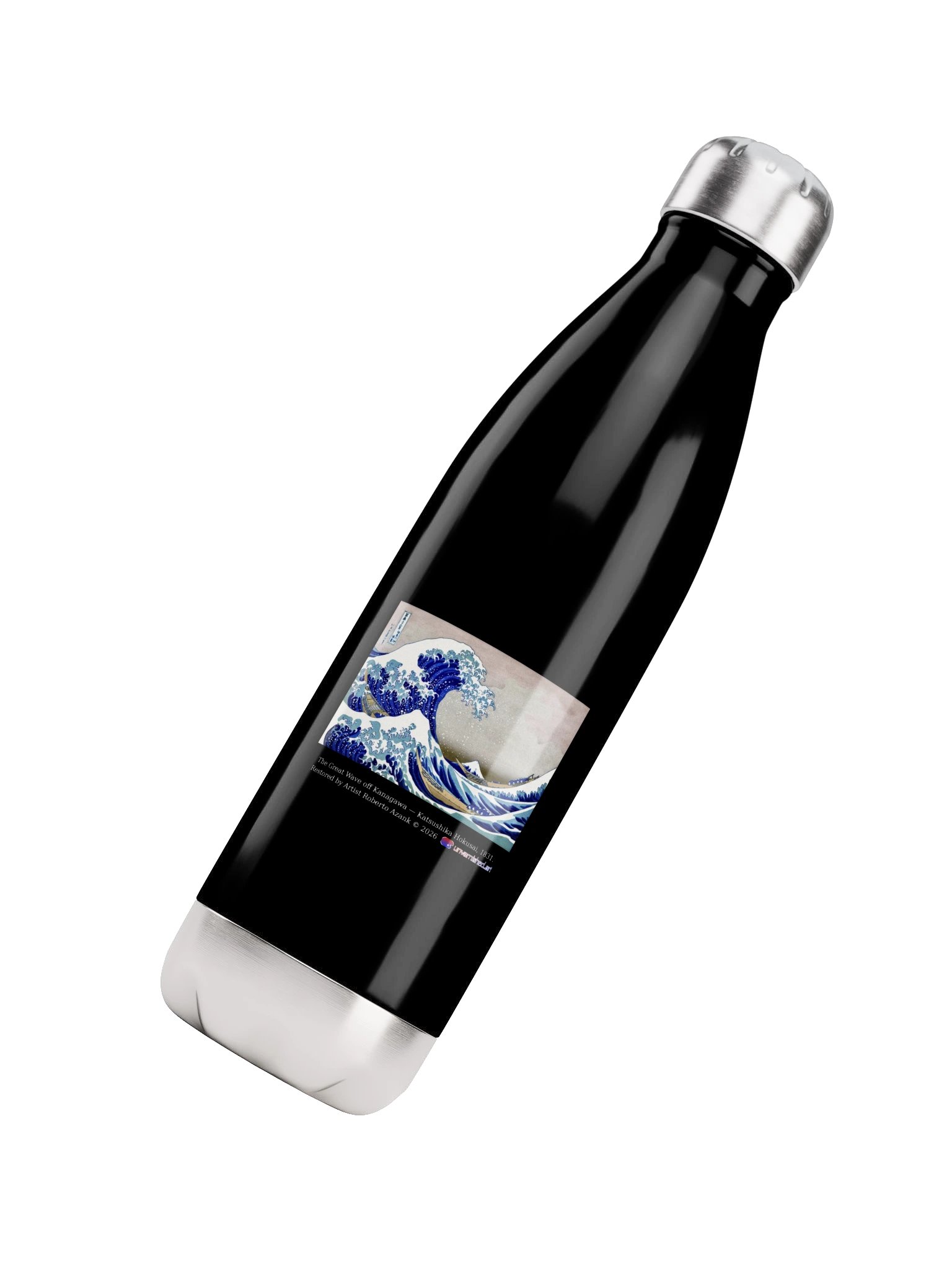 The Great Wave off Kanagawa — Water Bottle product image (4)