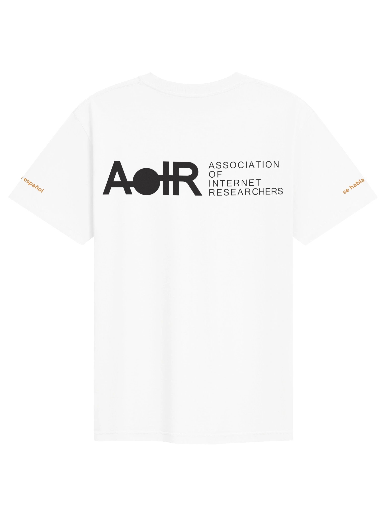 AoIR2026 Regenerations Unisex Conference Tee 'se habla español' - Orange product image (2)