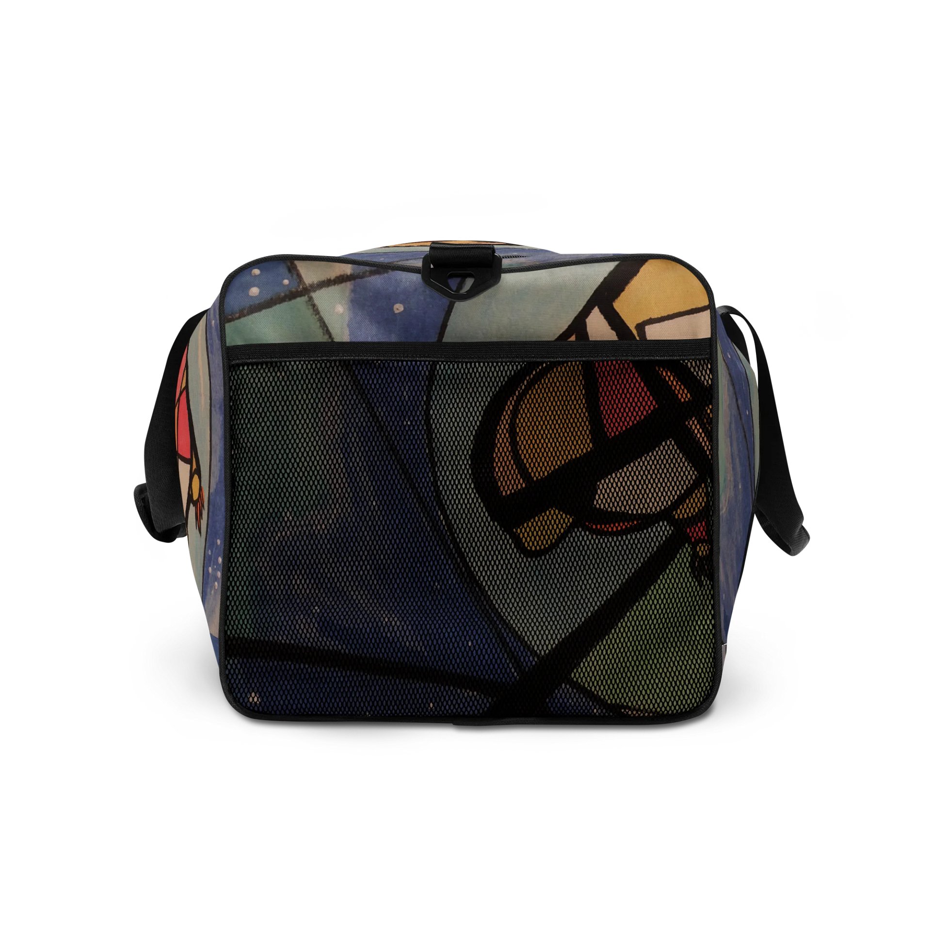 Cubism Painting: The Dream of a Tardigrade All-Over Print Duffle Bag by Sublicolor product image (7)