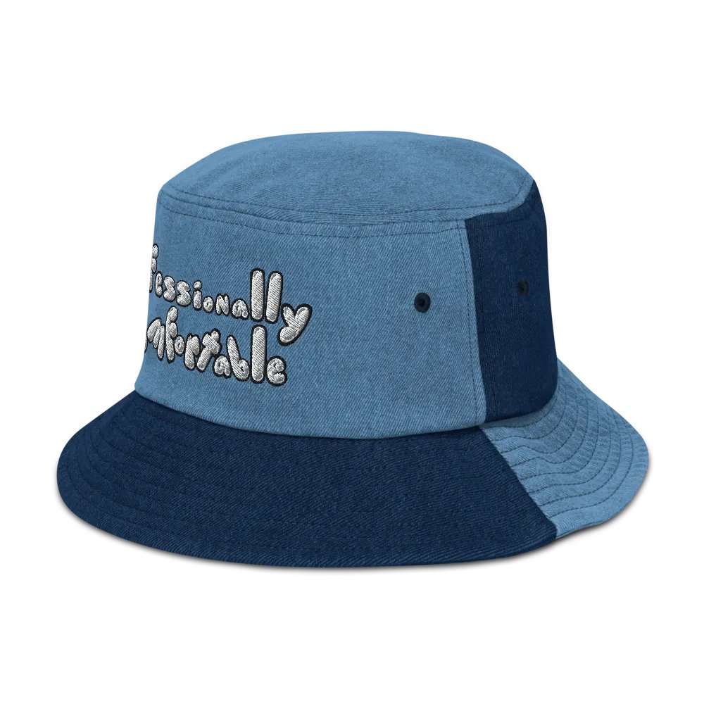 Professionally Comfortable Denim Bucket Hat product image (4)