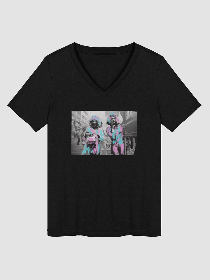 Marsha & Sylvia Relaxed V-Neck Tee product image (6)
