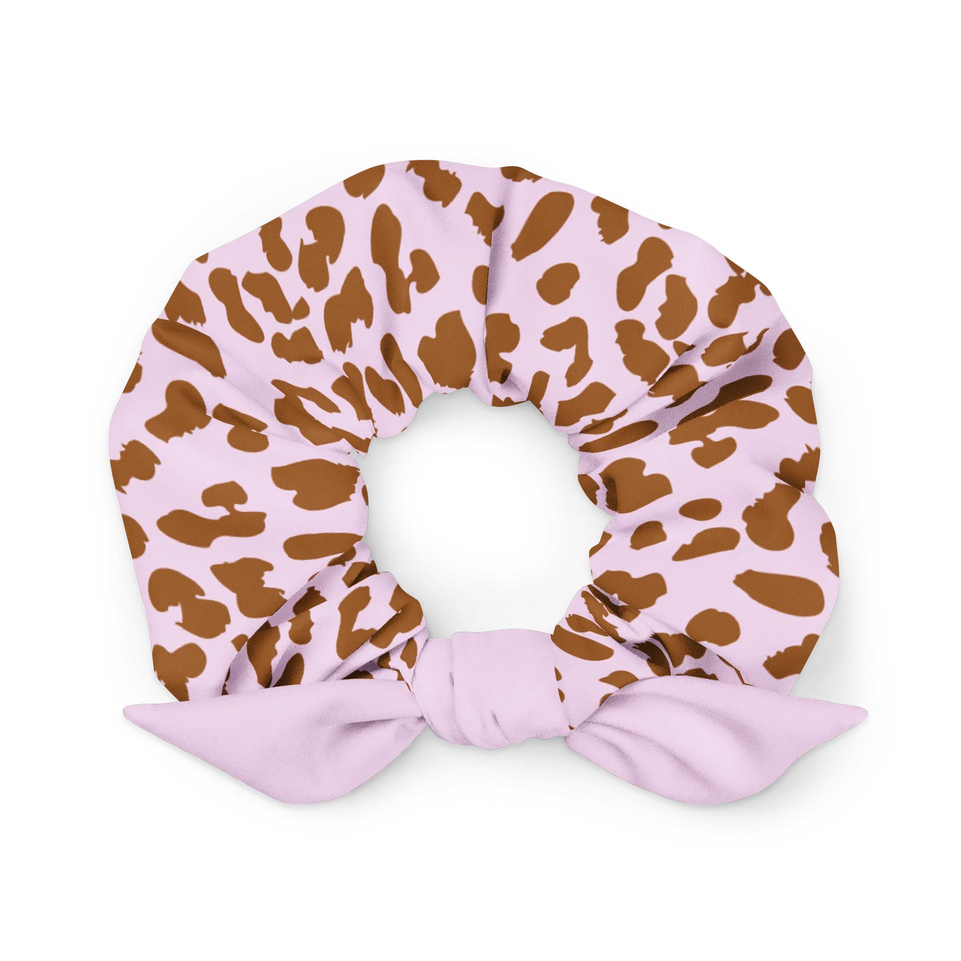 Wild Blush Leopard Print Scrunchie | Trendy Aesthetic Hair Accessory product image (1)