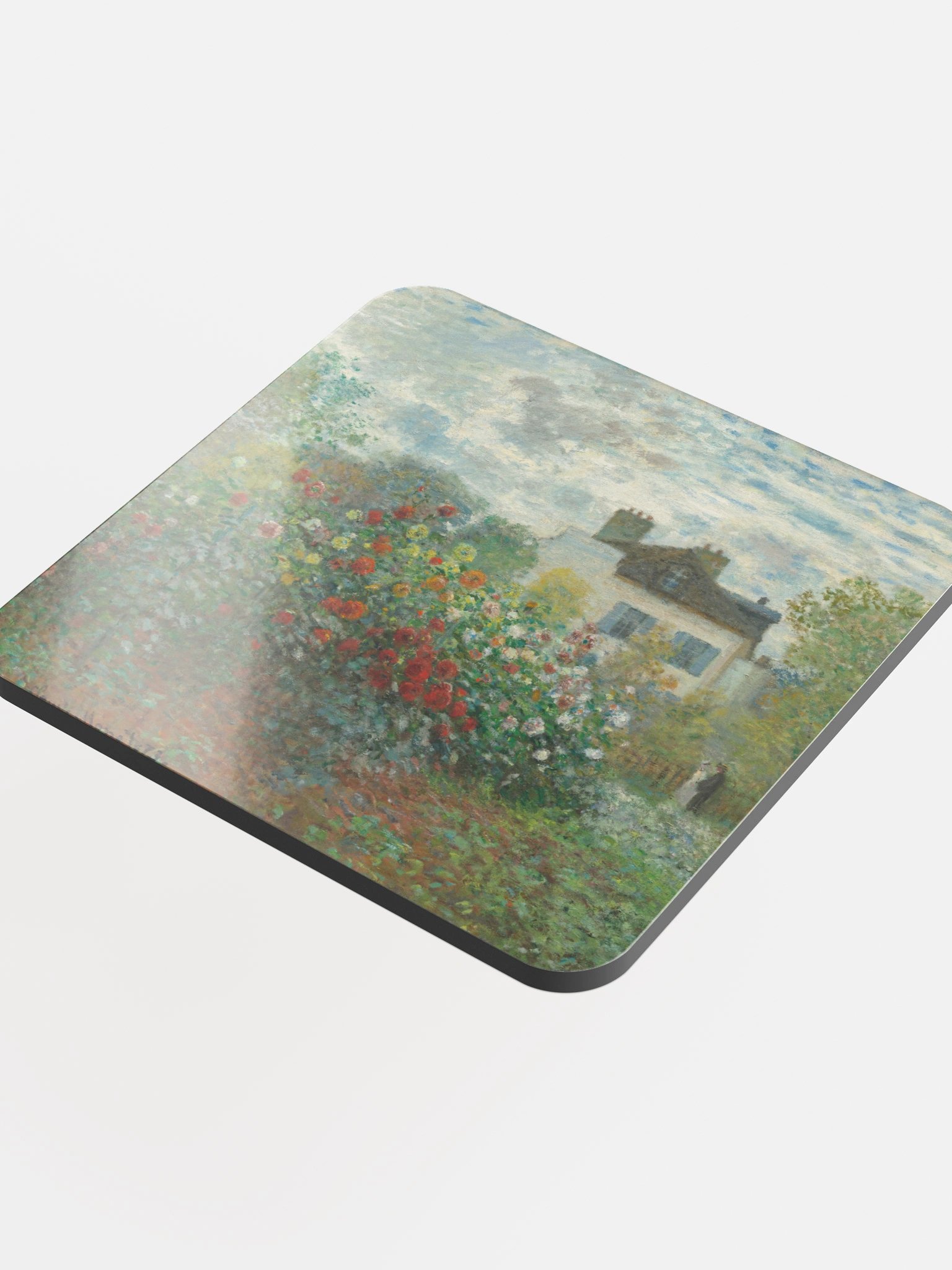 The Artist's Garden in Argenteuil (A Corner of the Garden with Dahlias) Coaster product image (5)