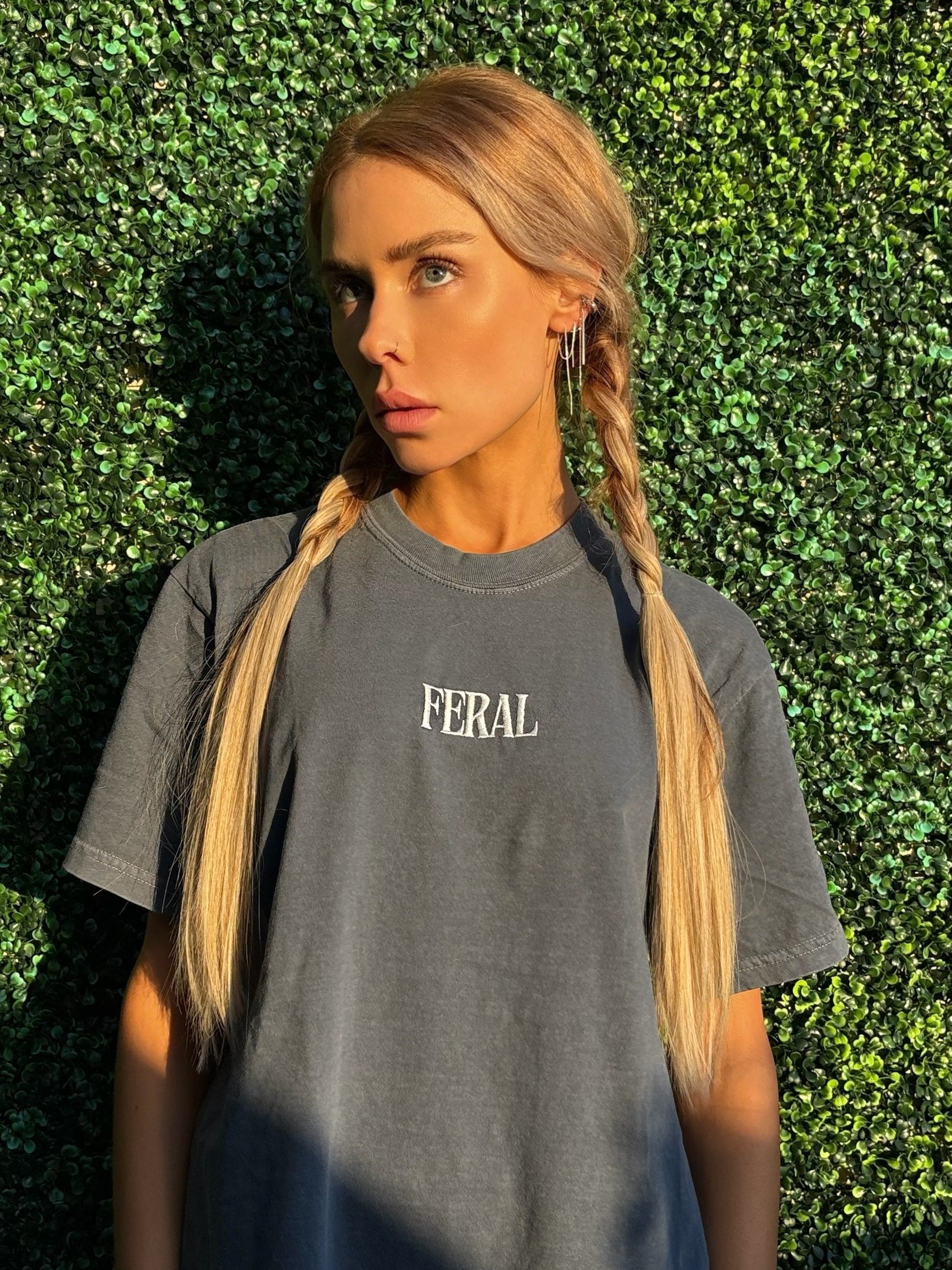 FERAL embroidered tee product image (6)
