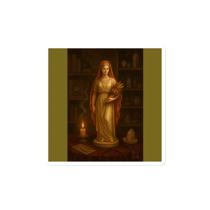 Goddess Fortuna Virgo (Virginalis) of the Curandera Vinyl Magnet product image (2)