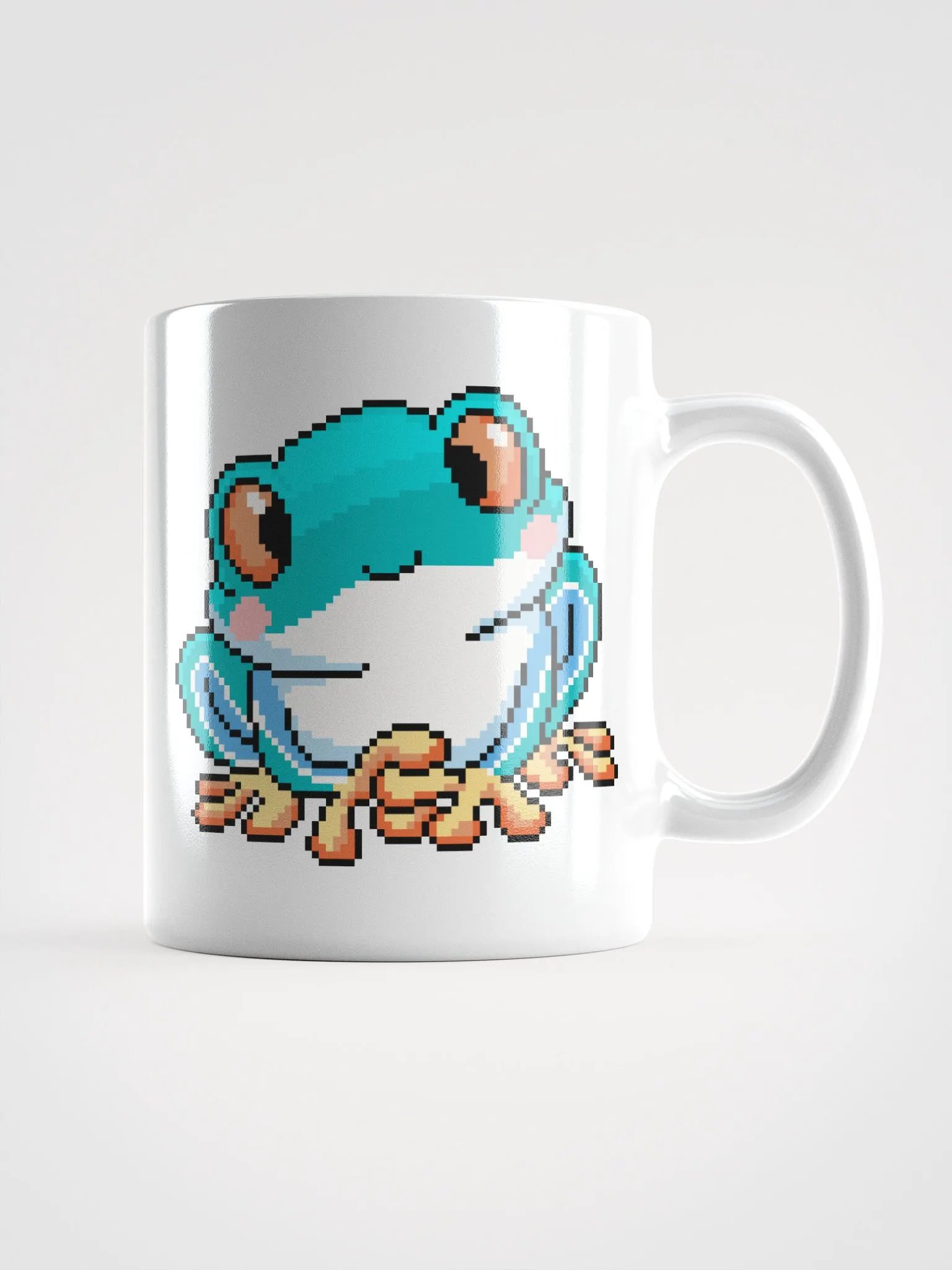 Teal Rip the Frog White Glossy Mug product image (2)