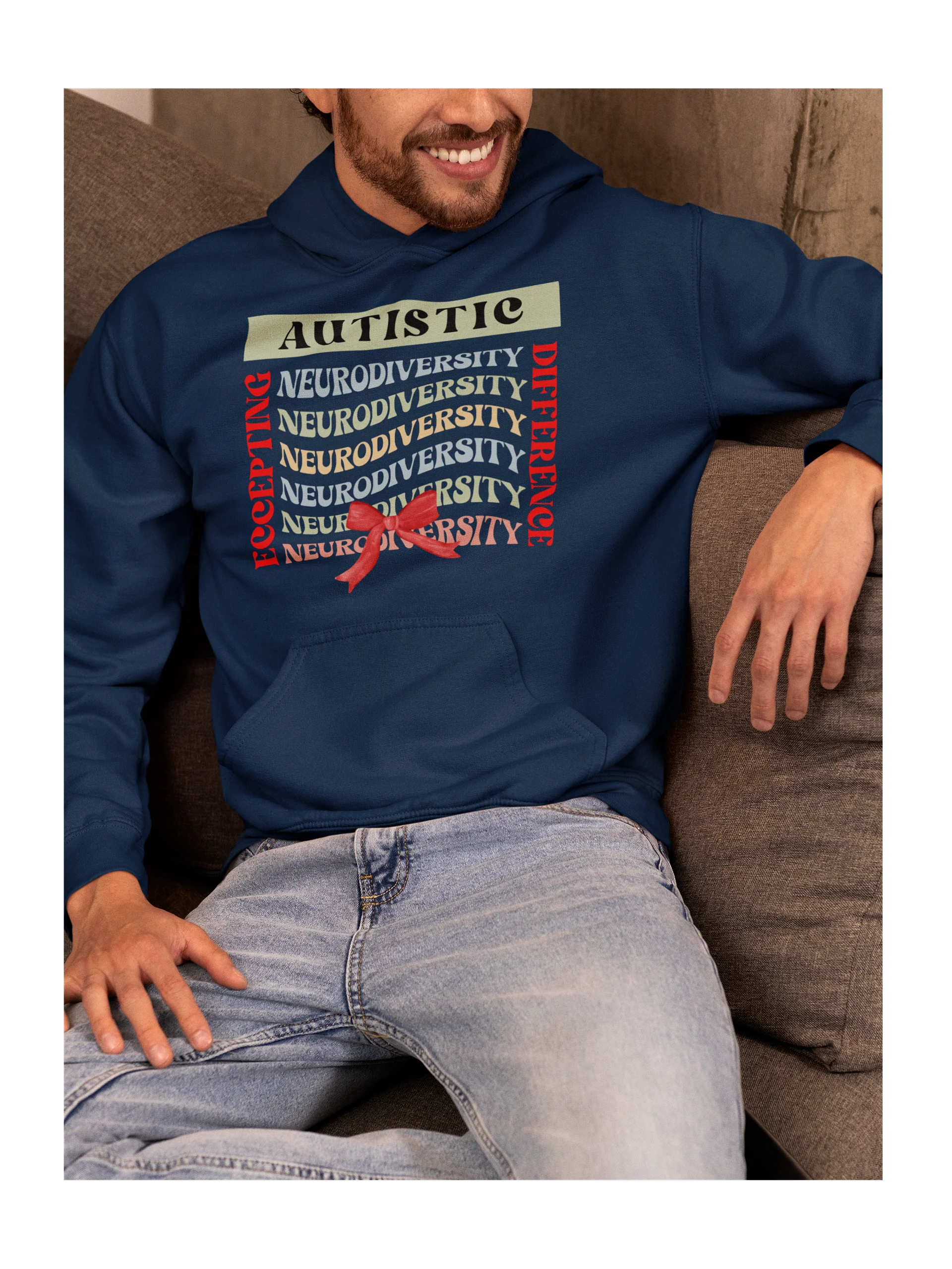 Neurodiversity, Accepting Autistic Difference Gildan Hoodie product image (1)