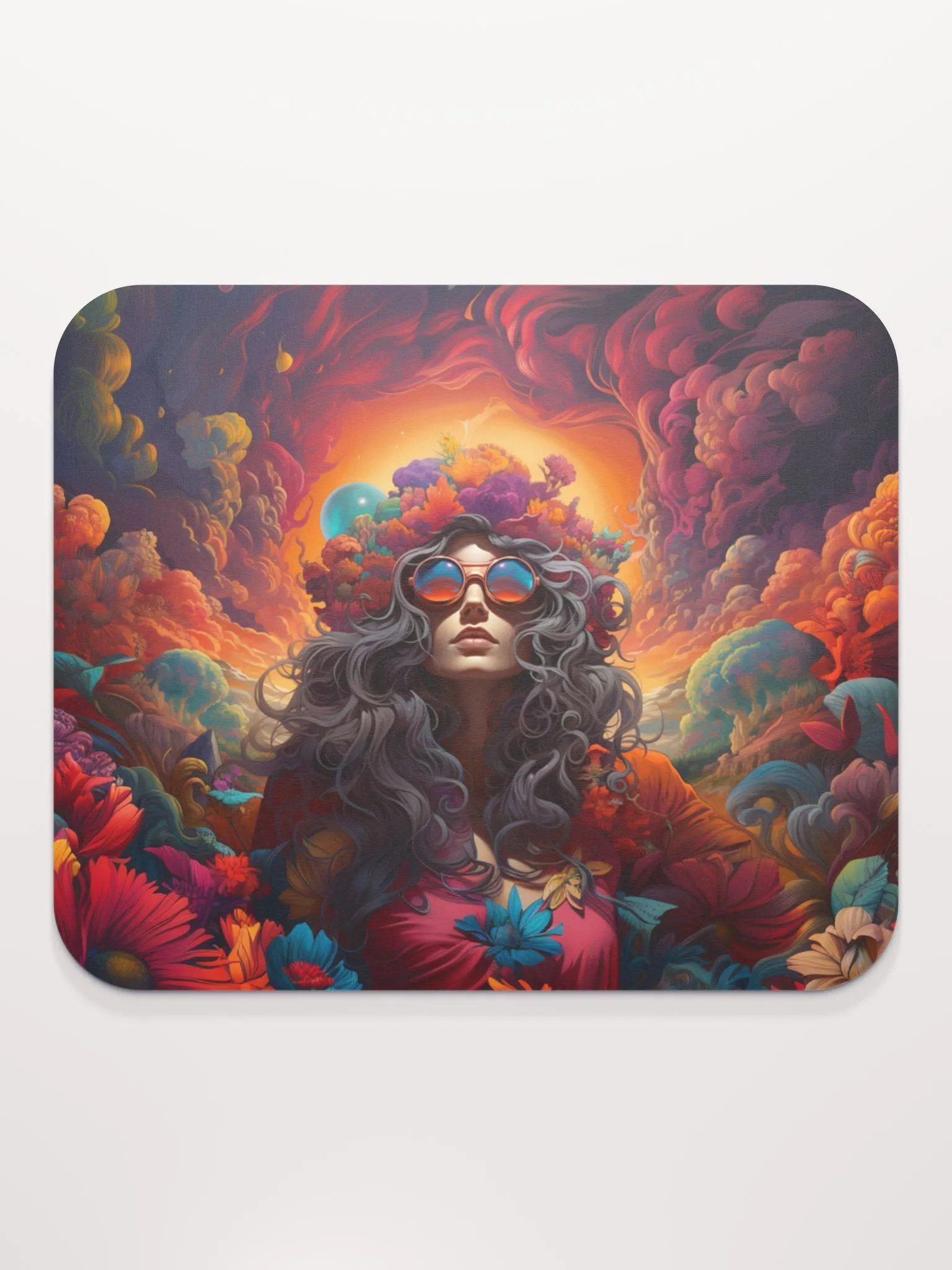 Psychedelic Sunset Mouse Pad product image (2)