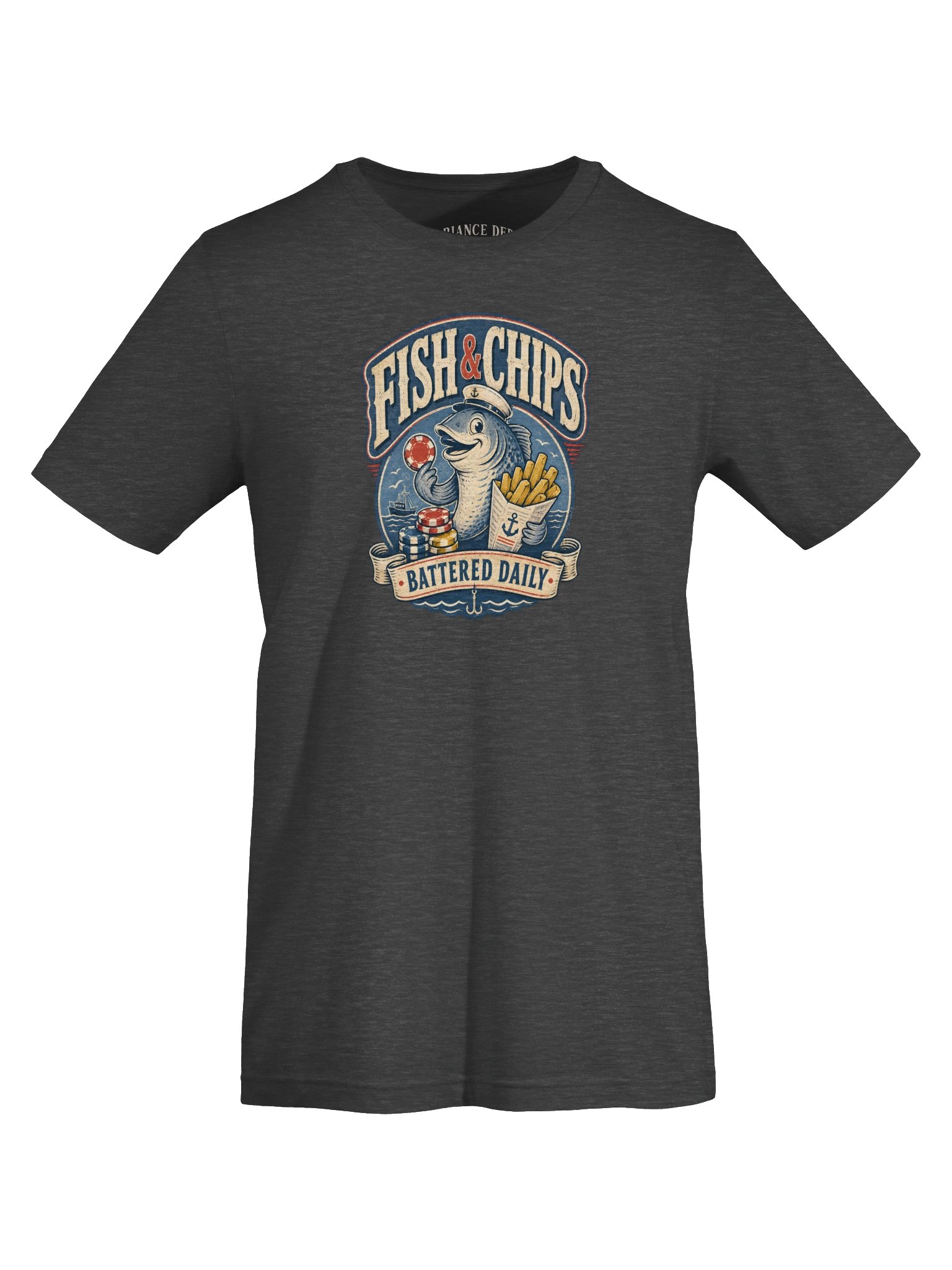 Fish & Chips Vintage Poker Tee product image (5)