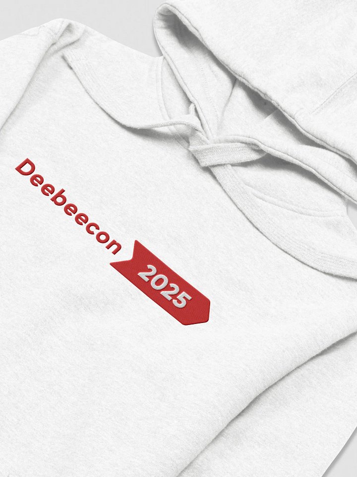 Official DeeBeeCon 2025 Hoodie (WHITE) product image (1)