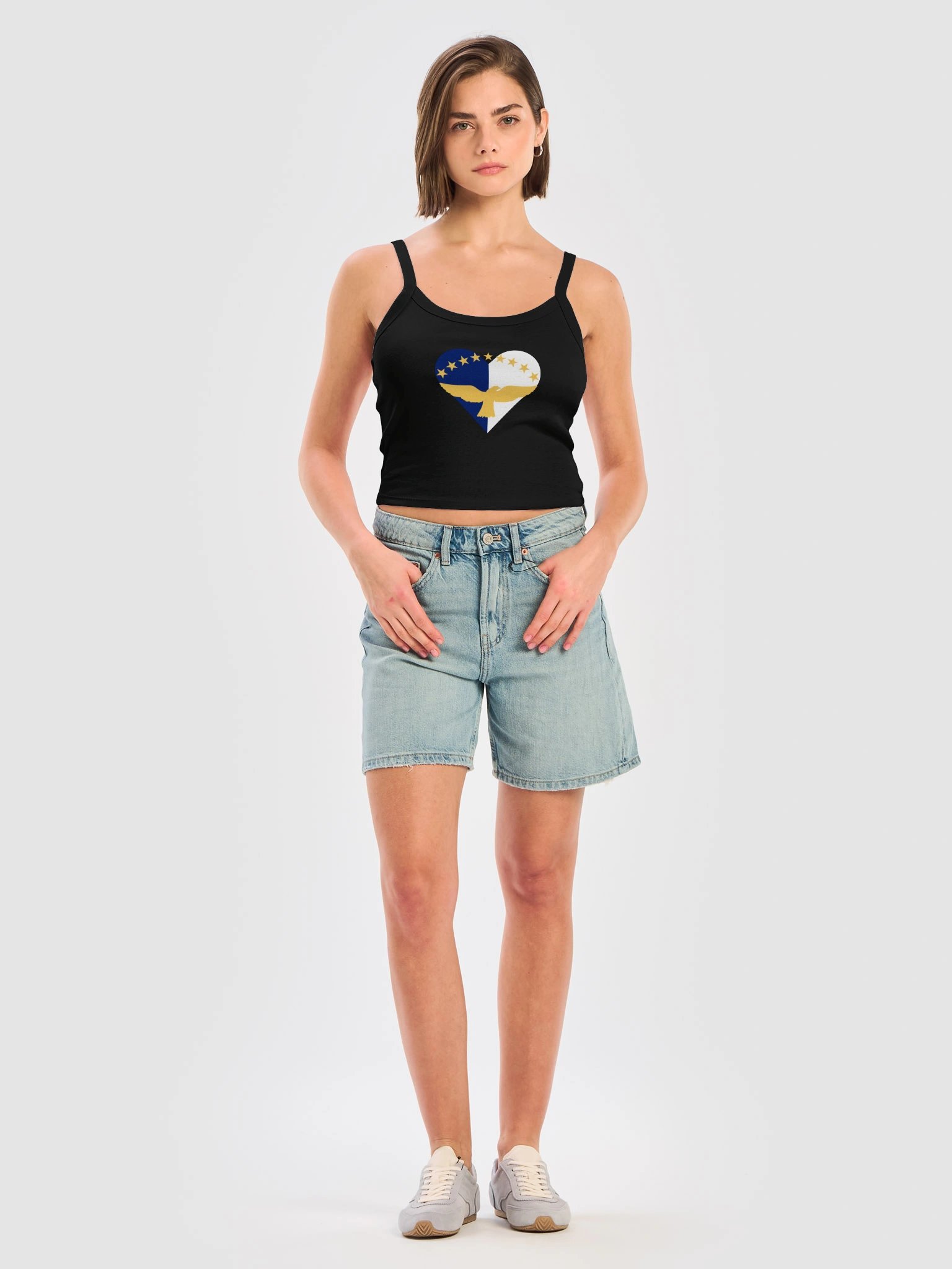 azores flag heart strappy tank top product image (5)
