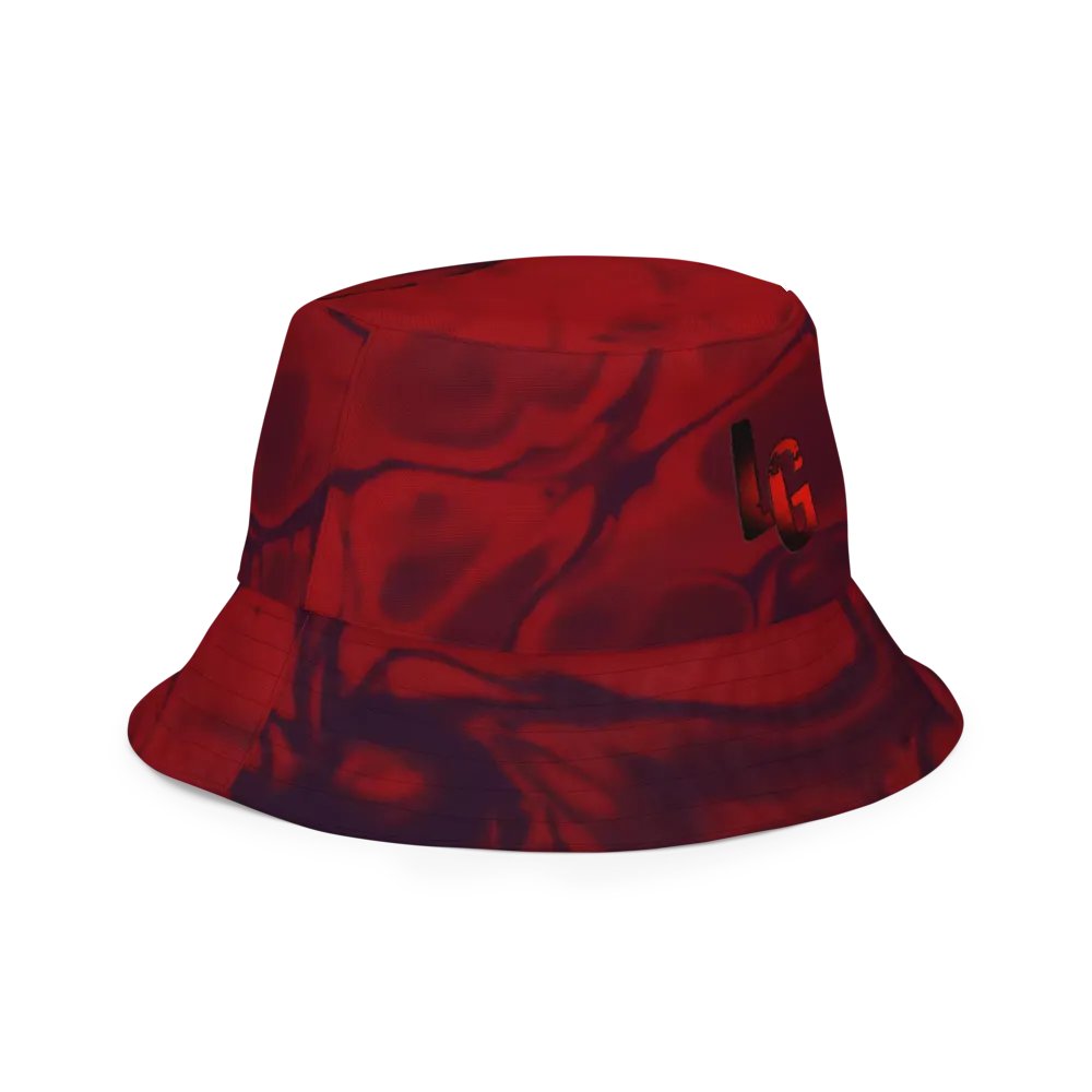 Reversible Black/Blood Paradise Bucket Hat product image (11)