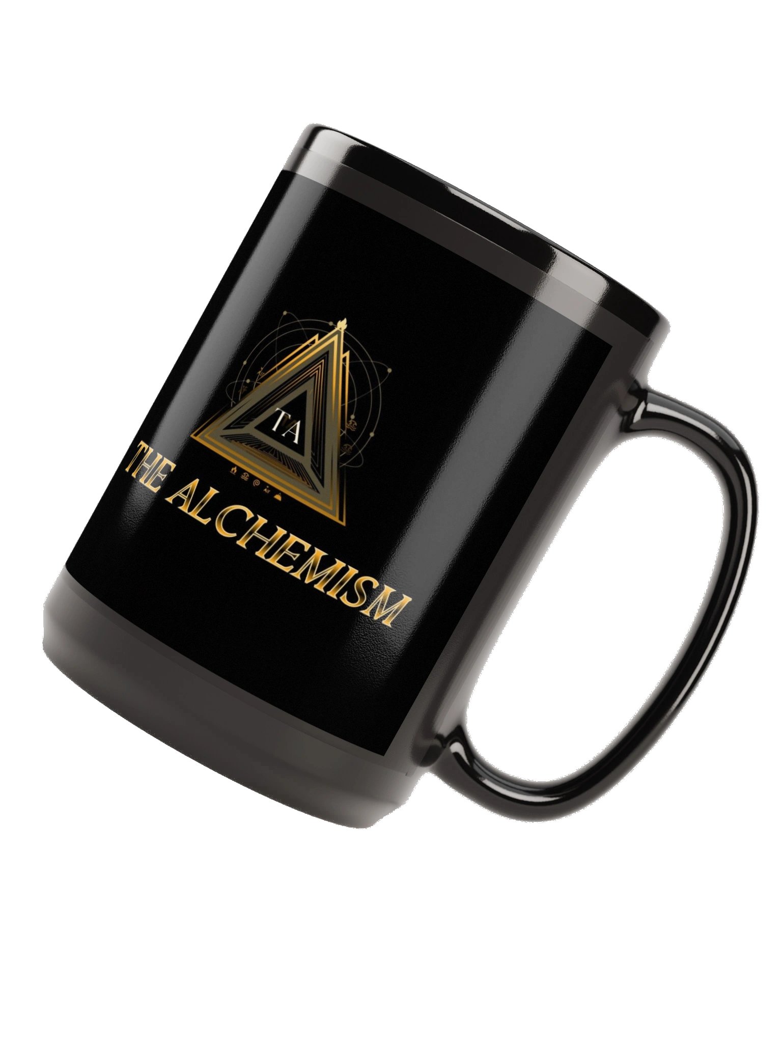 The Alchemism Gold Logo Black Mug product image (6)