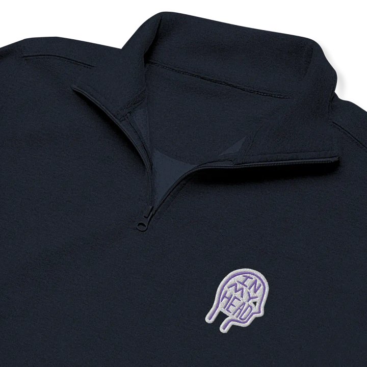 In My Head (purple bubble design) embroidered quarter zip product image (11)