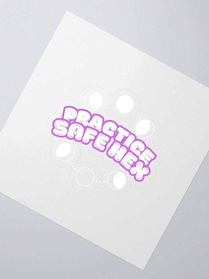 Safe Hex Kiss Cut Stickers product image (2)