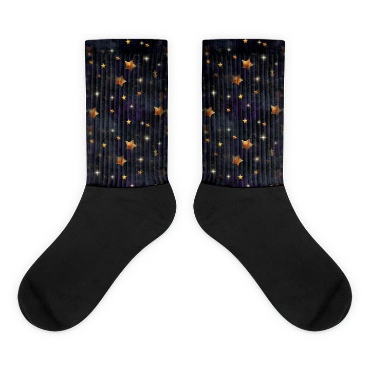 Starry Night Sky Socks product image (1)