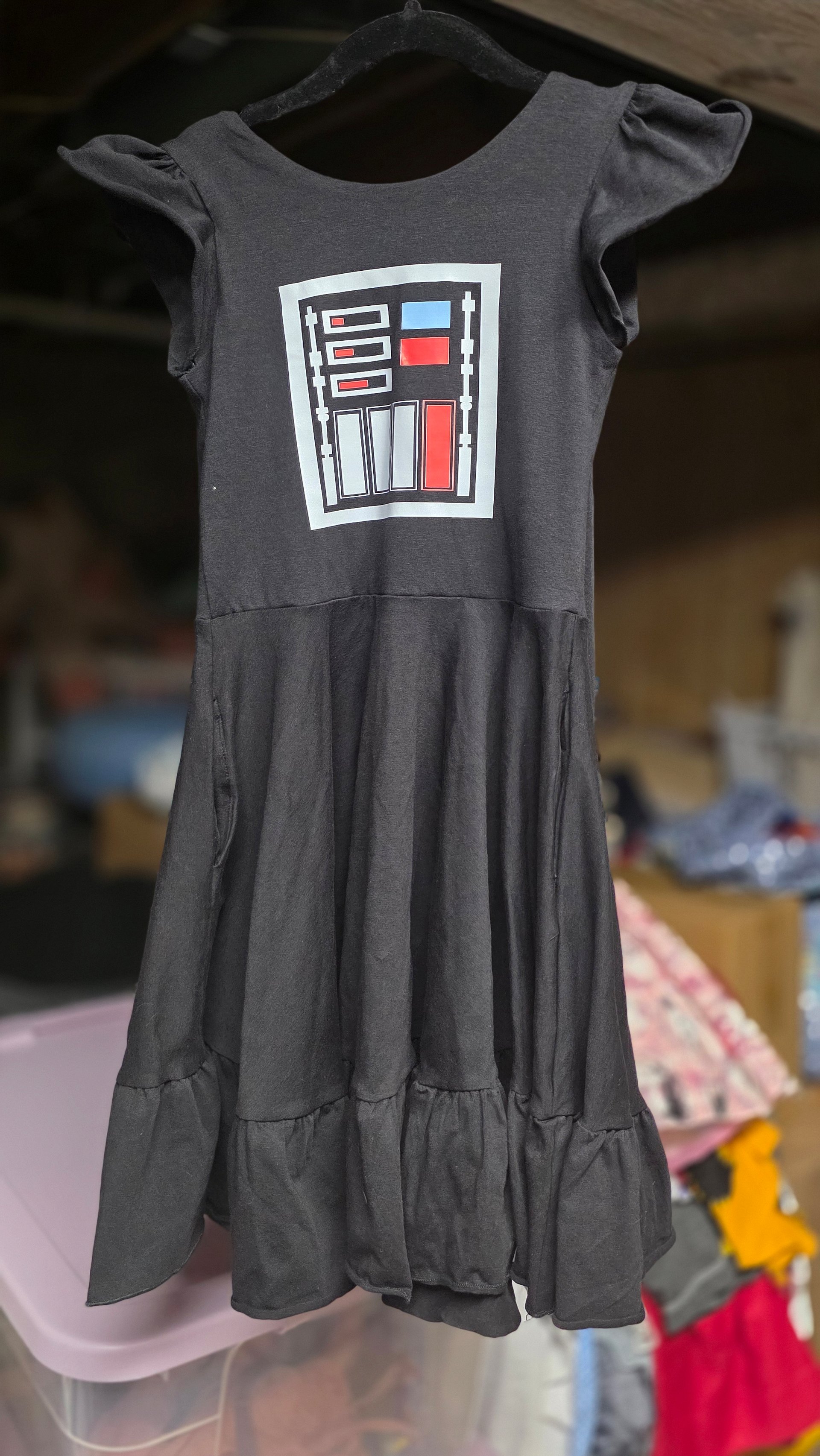 PLACARD - Size 5/6 - LIKE NEW - Vader inspired dress product image (1)