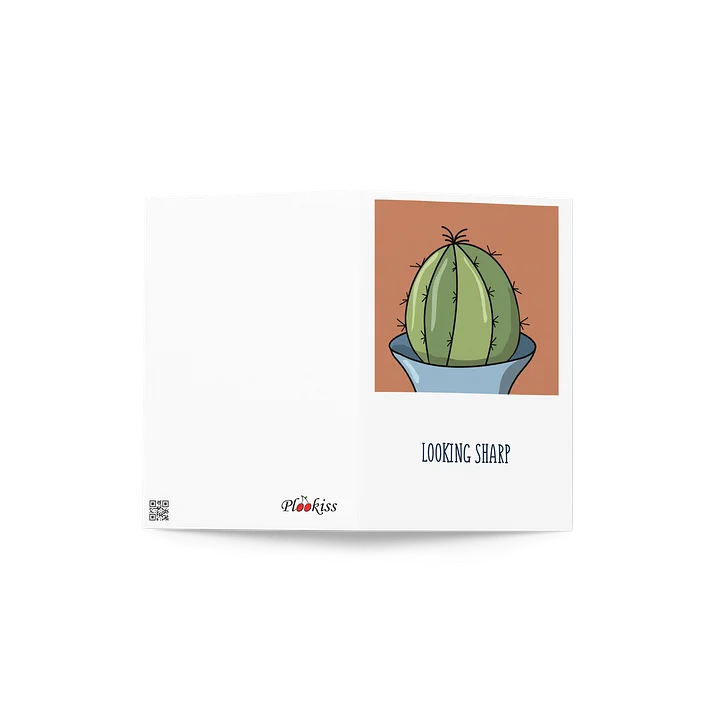 The Barrell Cactus Design - The "Looking Sharp" Greeting Card product image (2)