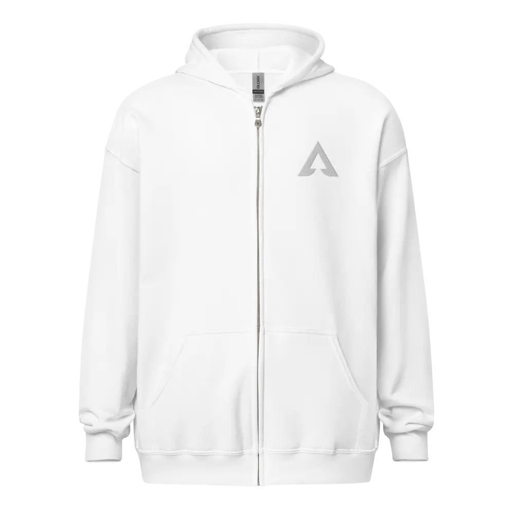 Zip Hoodie - Stealth logo (Embroidered) product image (1)