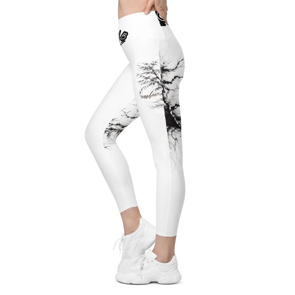Bamboo Print Leggings with Pockets product image (12)