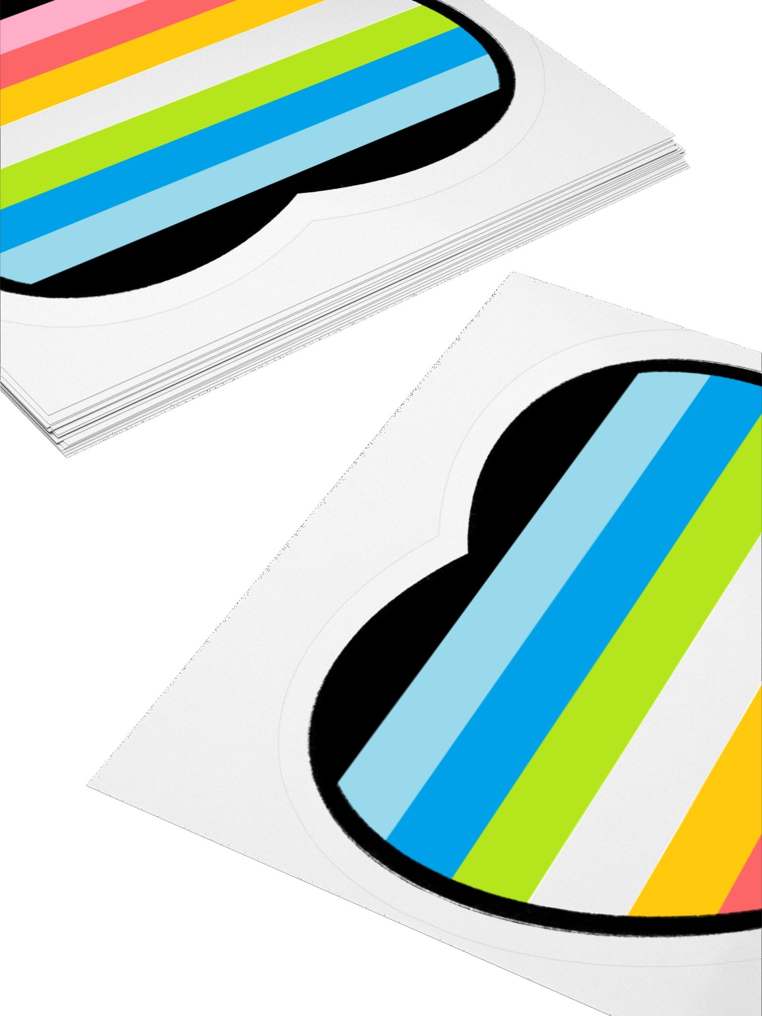 Queer Pride Heart Sticker product image (10)