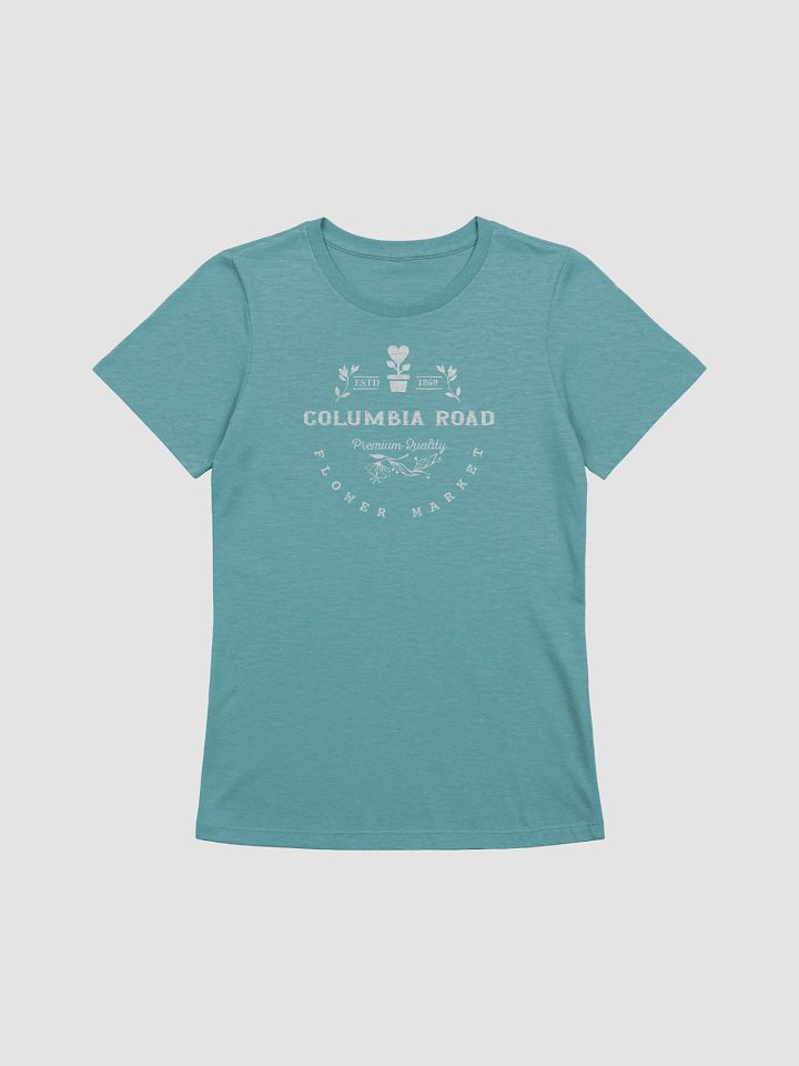 Columbia Road Market Women's Relaxed-fit T-Shirt (Blue Lagoon) product image (1)