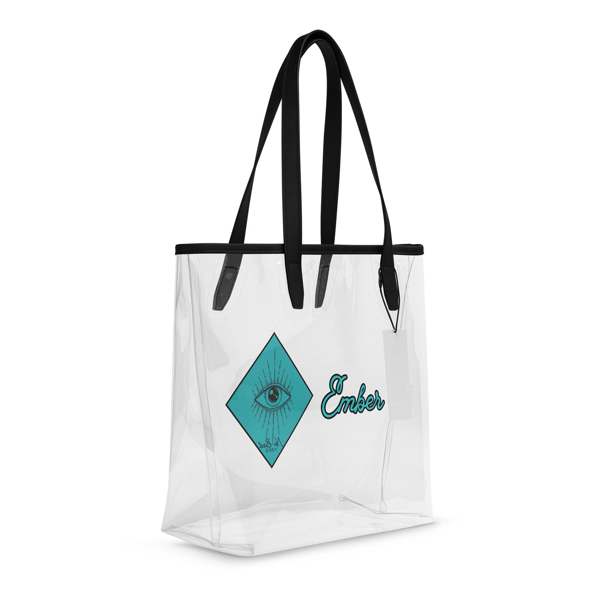 No Bad Vibes' Clear Tote Bag product image (6)