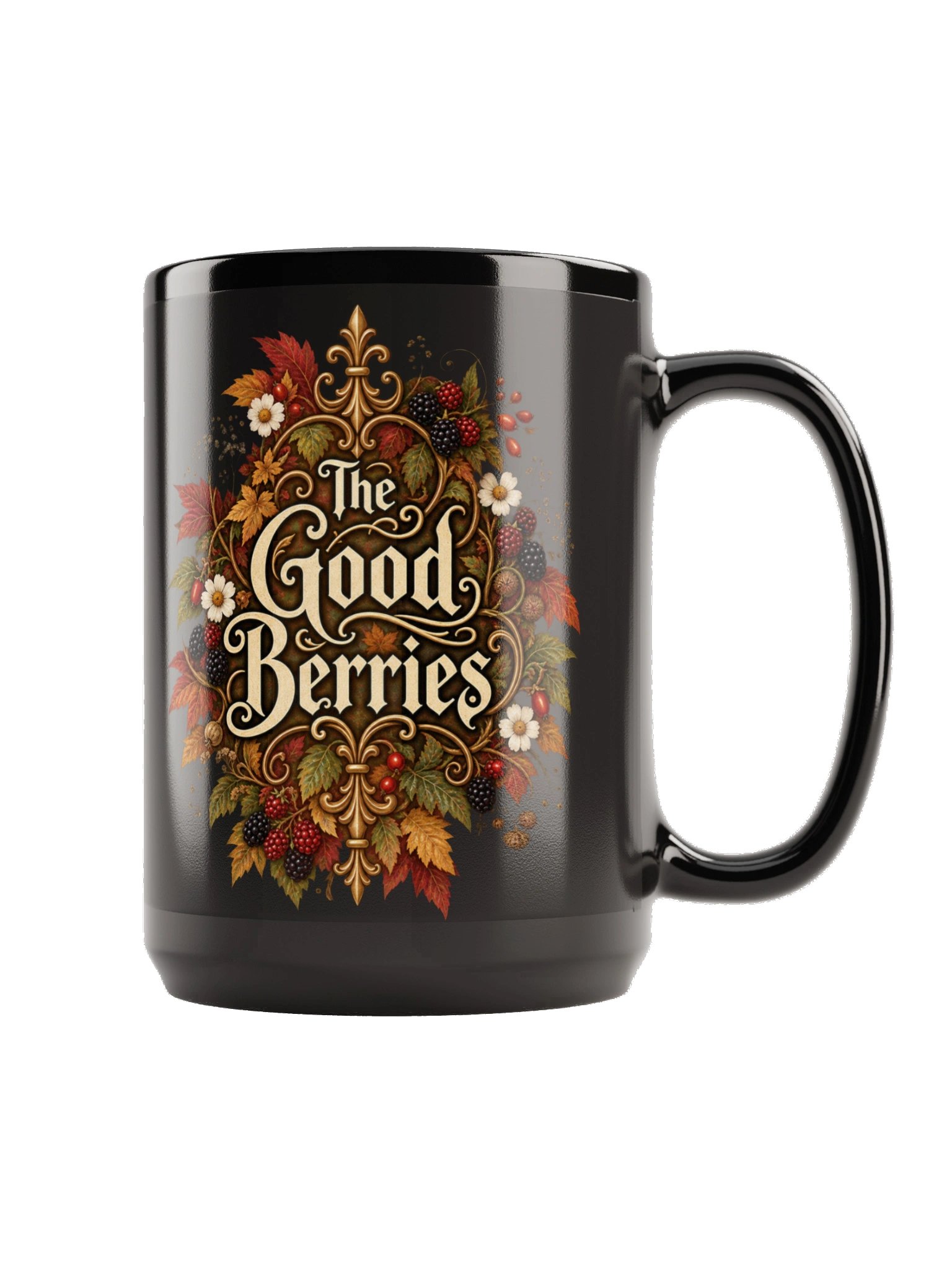 The Good Berries Black Mug product image (2)