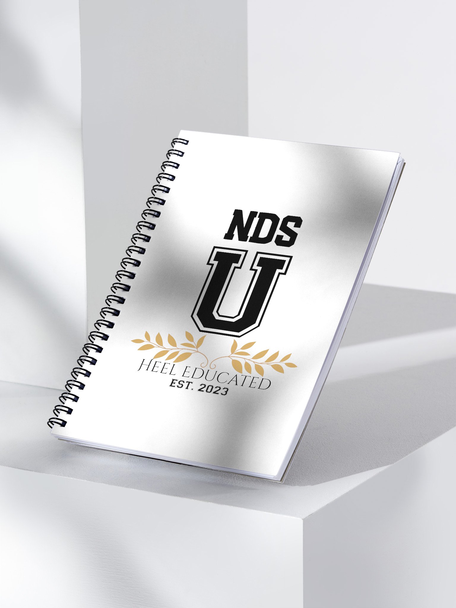 NDS University Heel Educated Spiral Notebook product image (3)