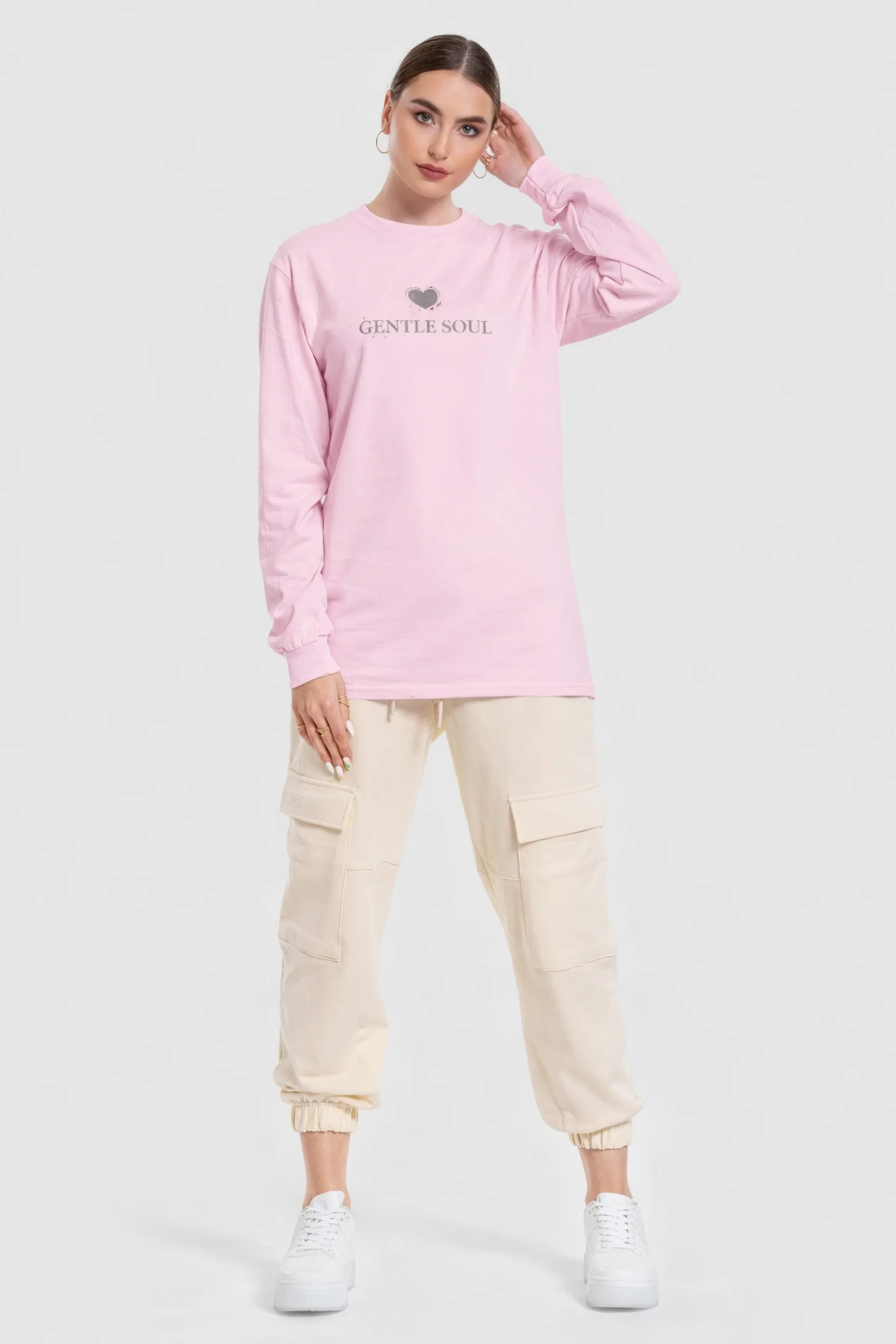 Gentle Soul Aesthetic Minimalist Long Sleeve Shirt product image (8)