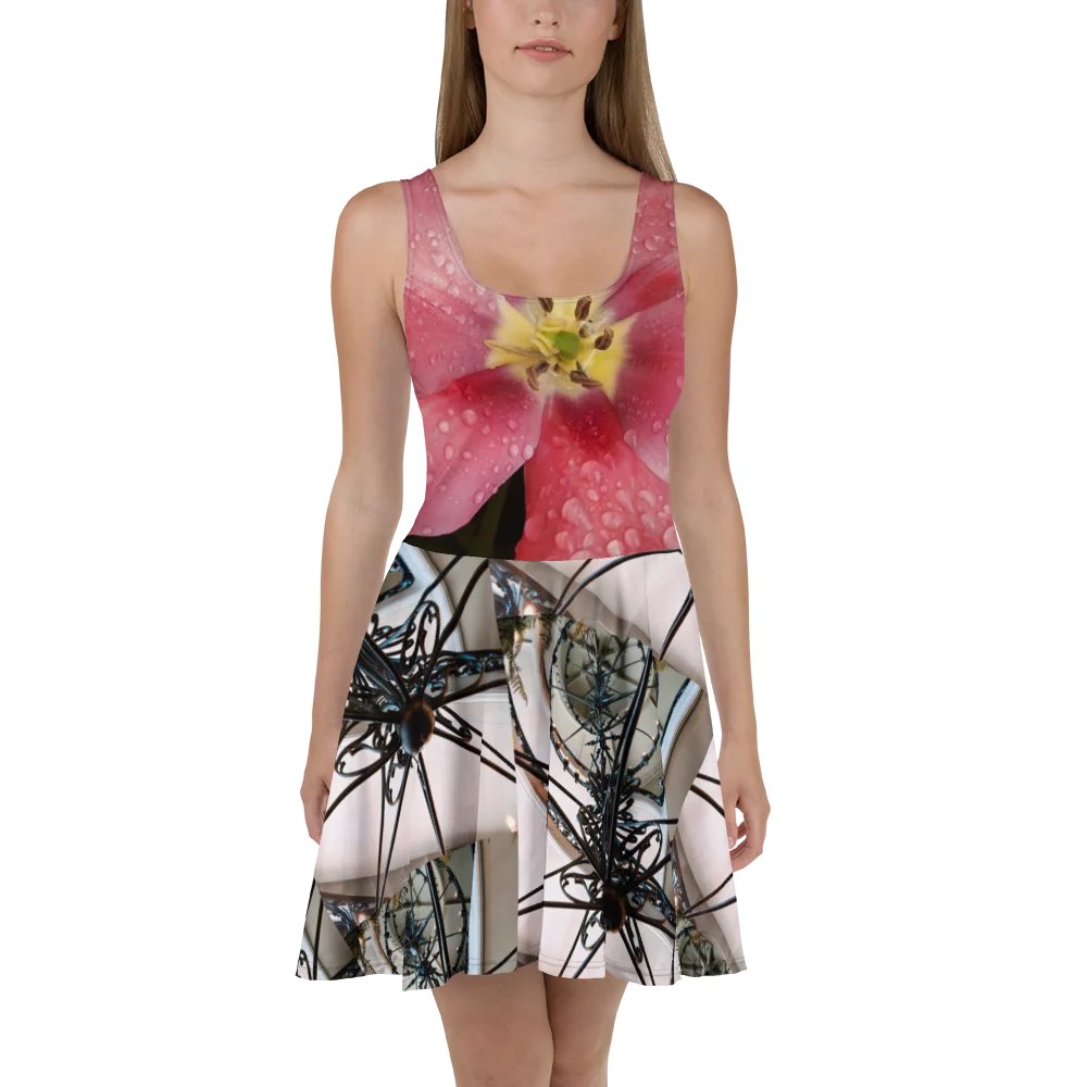 Dew-Kissed Petals Skater Dress product image (2)