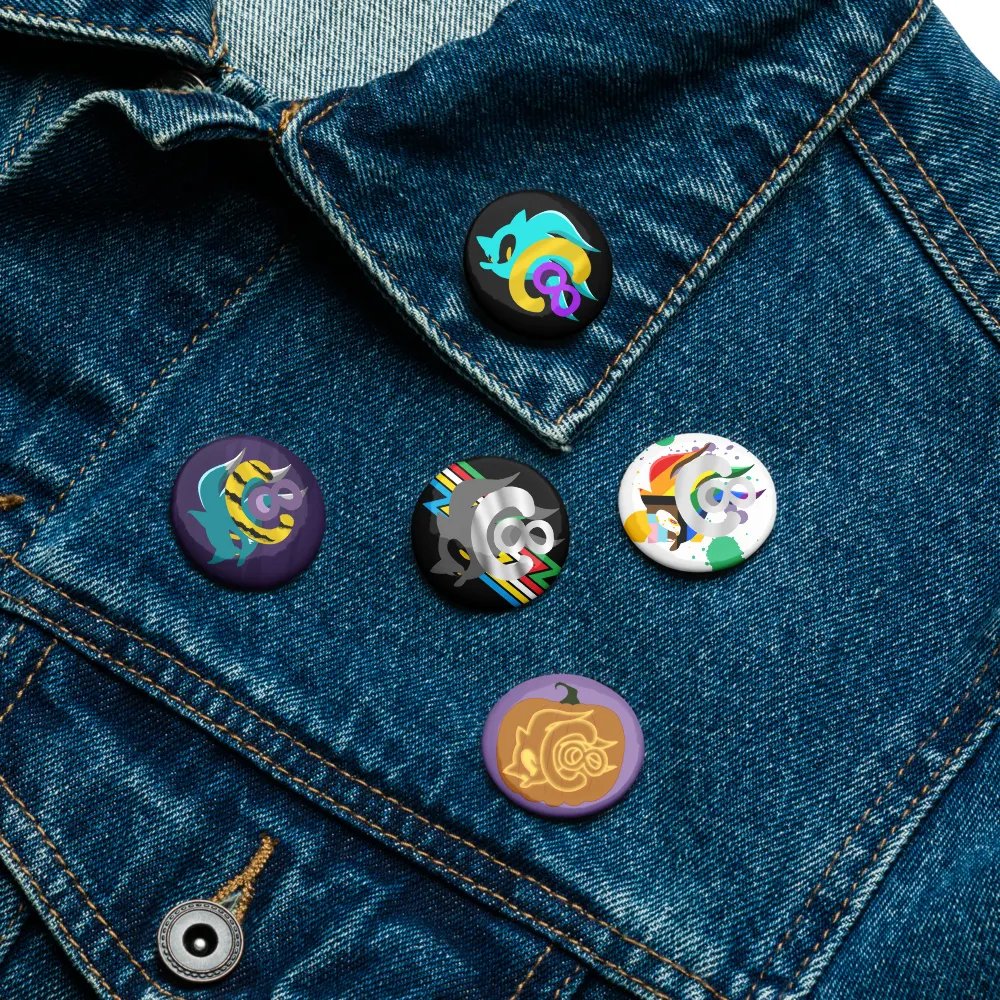 Logos 5 Pin Button Set product image (7)