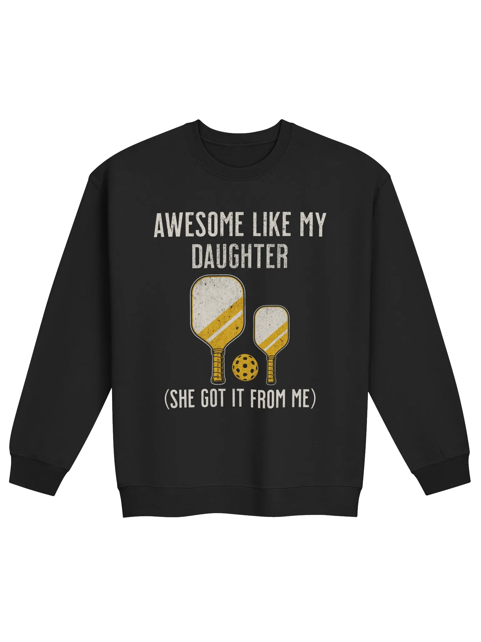 Awesome Like My Daughter Father's Day Pickleball Sweatshirt product image (4)