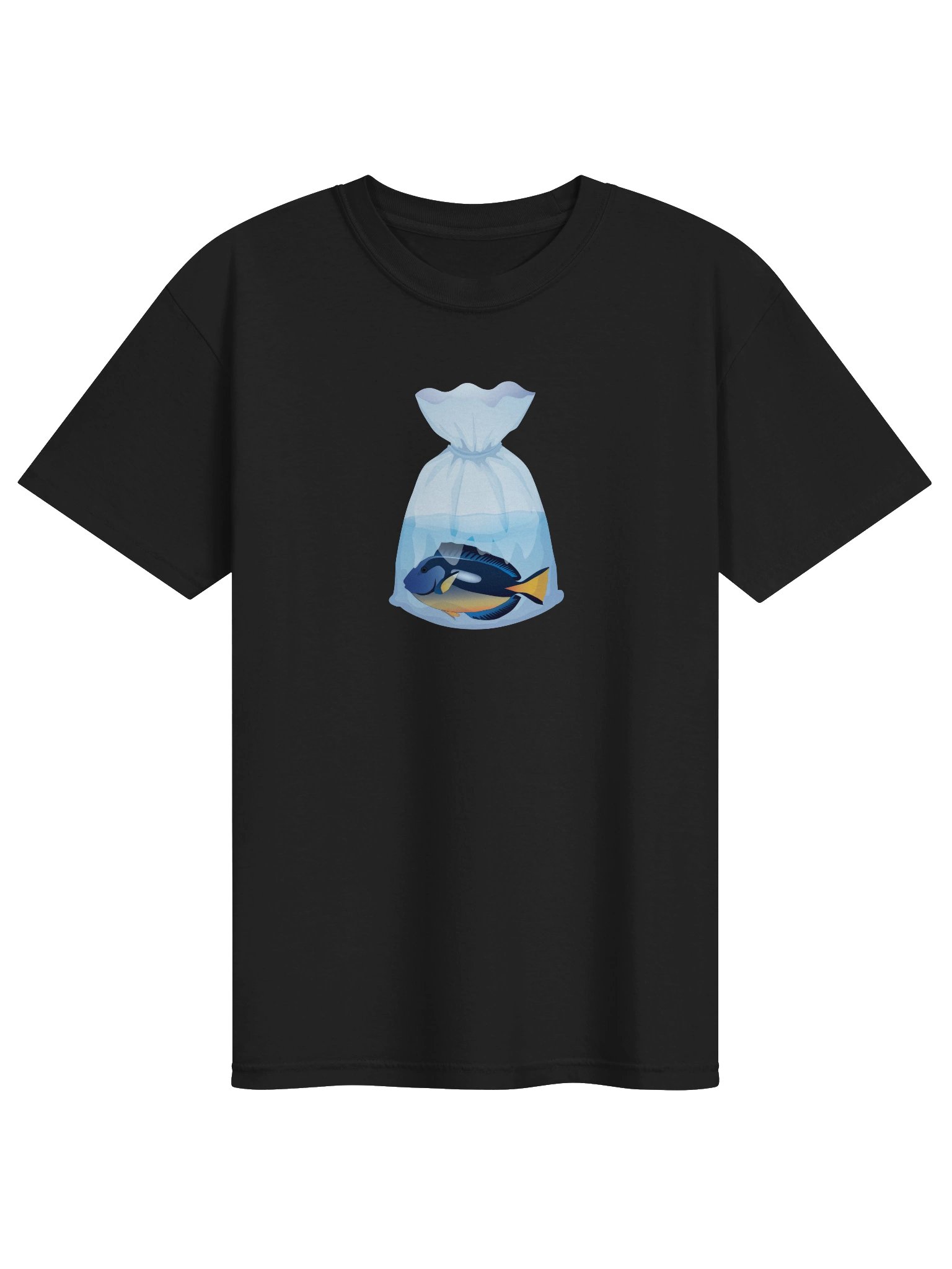 Blue Tang Fish Bag Shirt – Funny Reef Tank & Saltwater Aquarium Graphic Tee product image (5)