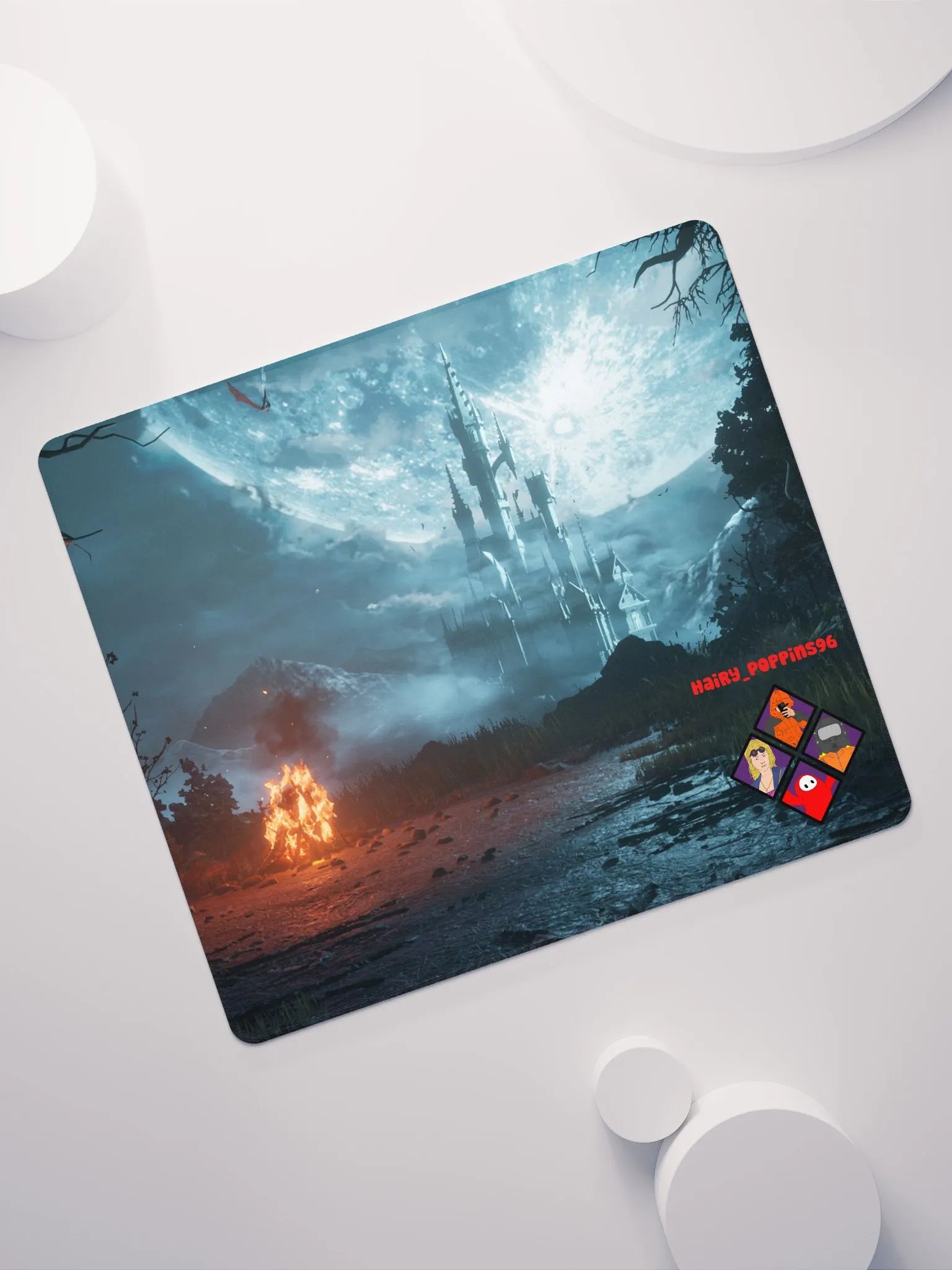 Moonlit Castle Gaming Mouse Pad product image (7)