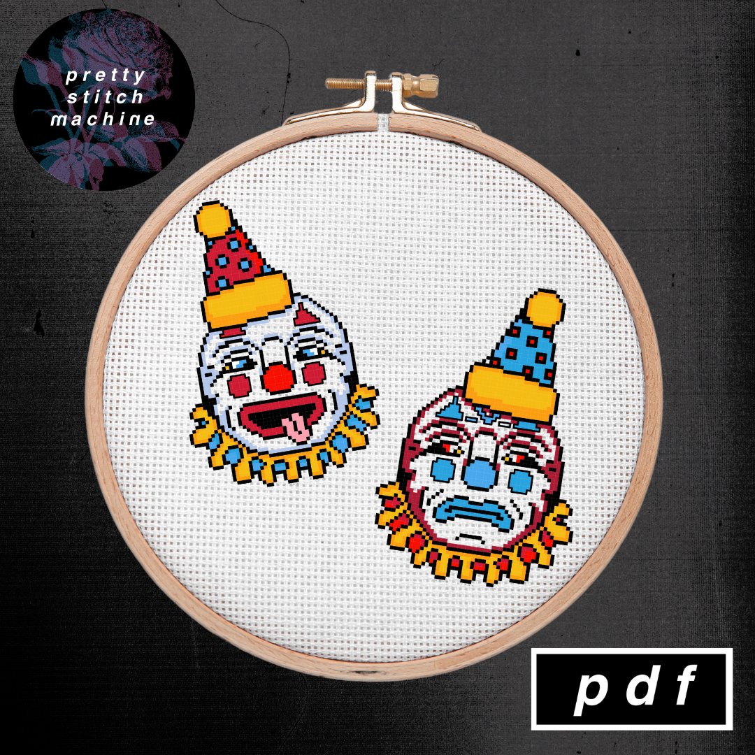Bert Grimm Clown Sun & Moon Pattern Set product image (2)
